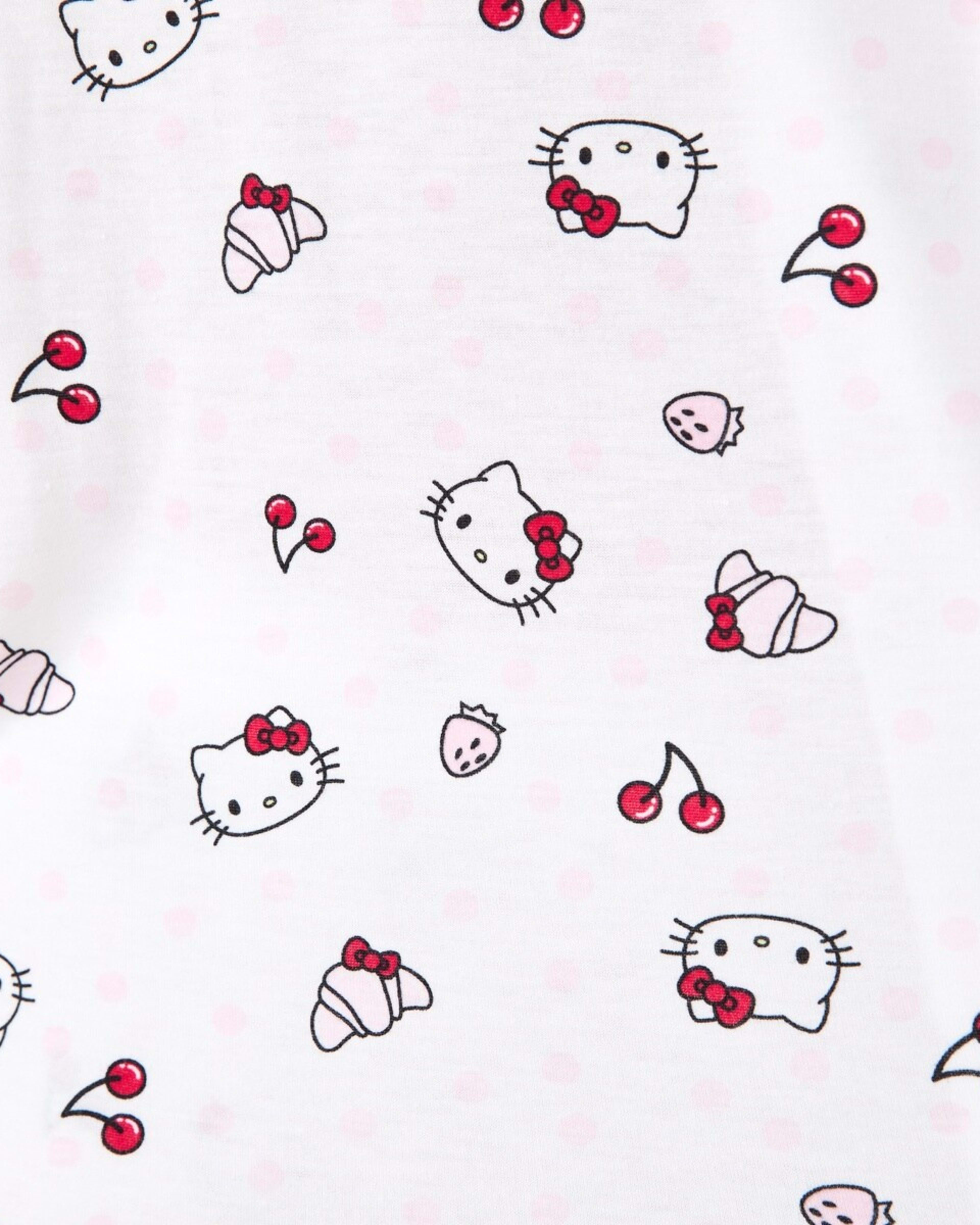 7 Hello Kitty License Long Sleeve Top and Comfort Pants Pyjama Set HELLO KITTY AOP WHITE, 7 of 7
