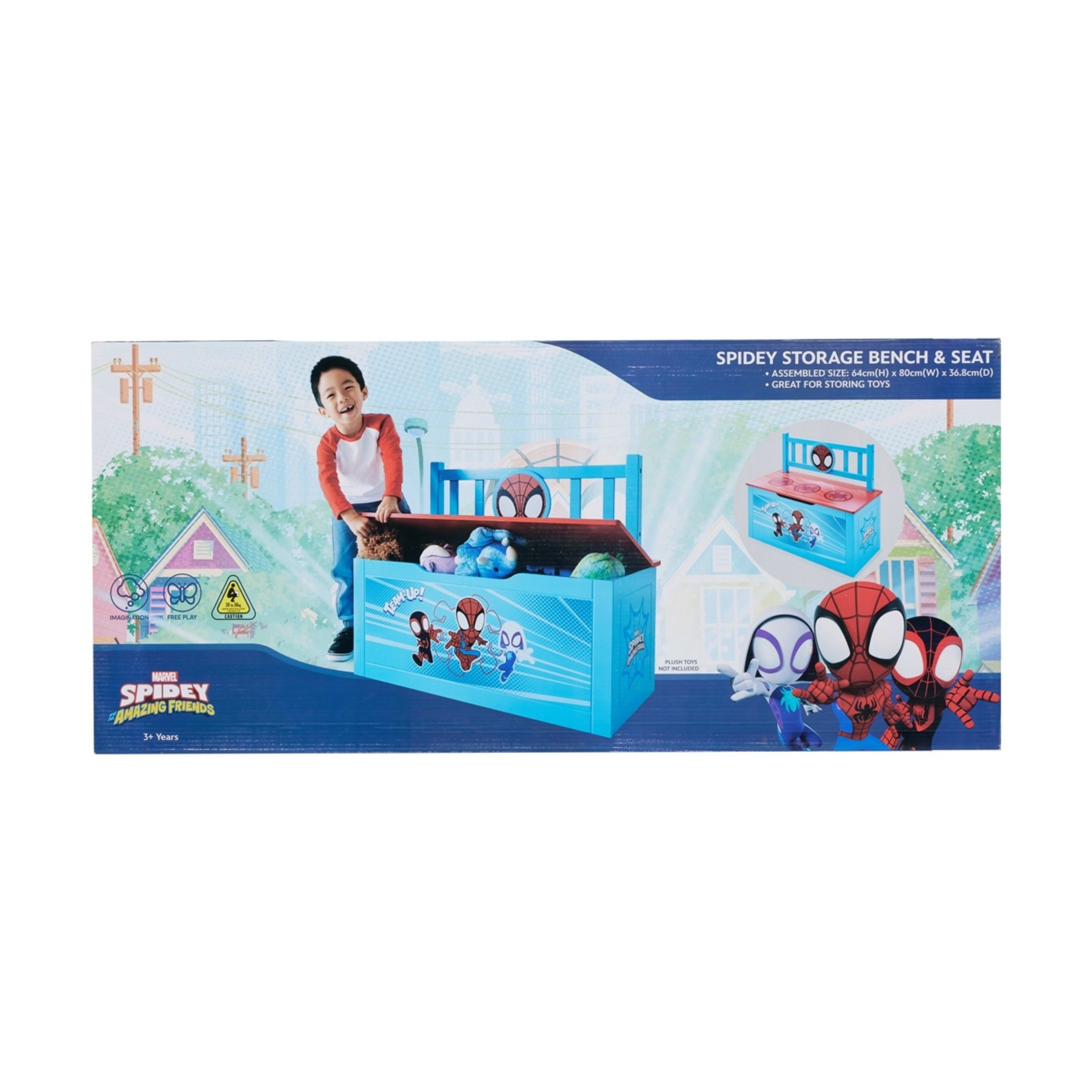 10 Marvel Spidey and His Amazing Friends Spidey Storage Bench and Seat, 10 of 10