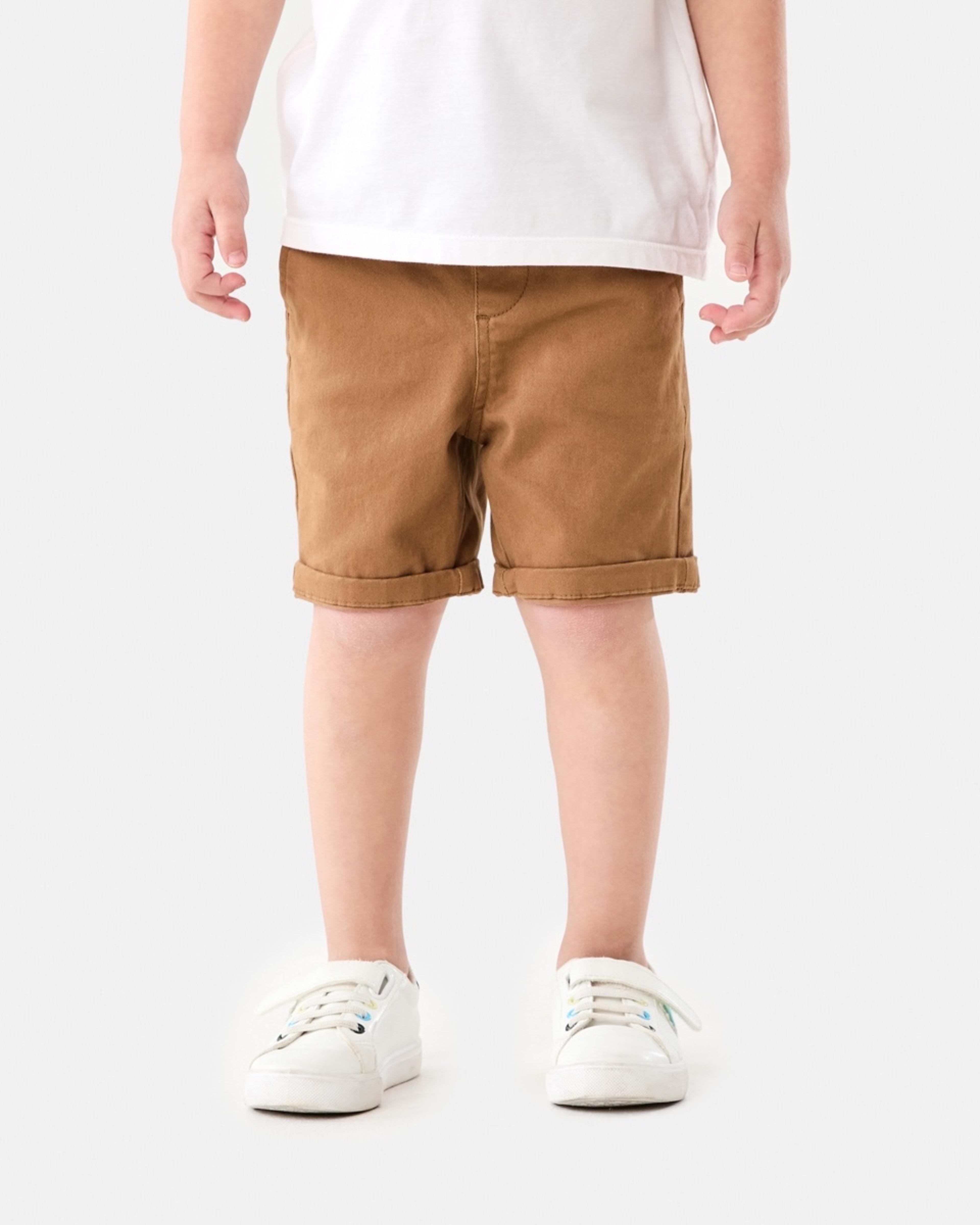 1 Pull On Chino Shorts TOASTED COCONUT, 1 of 6