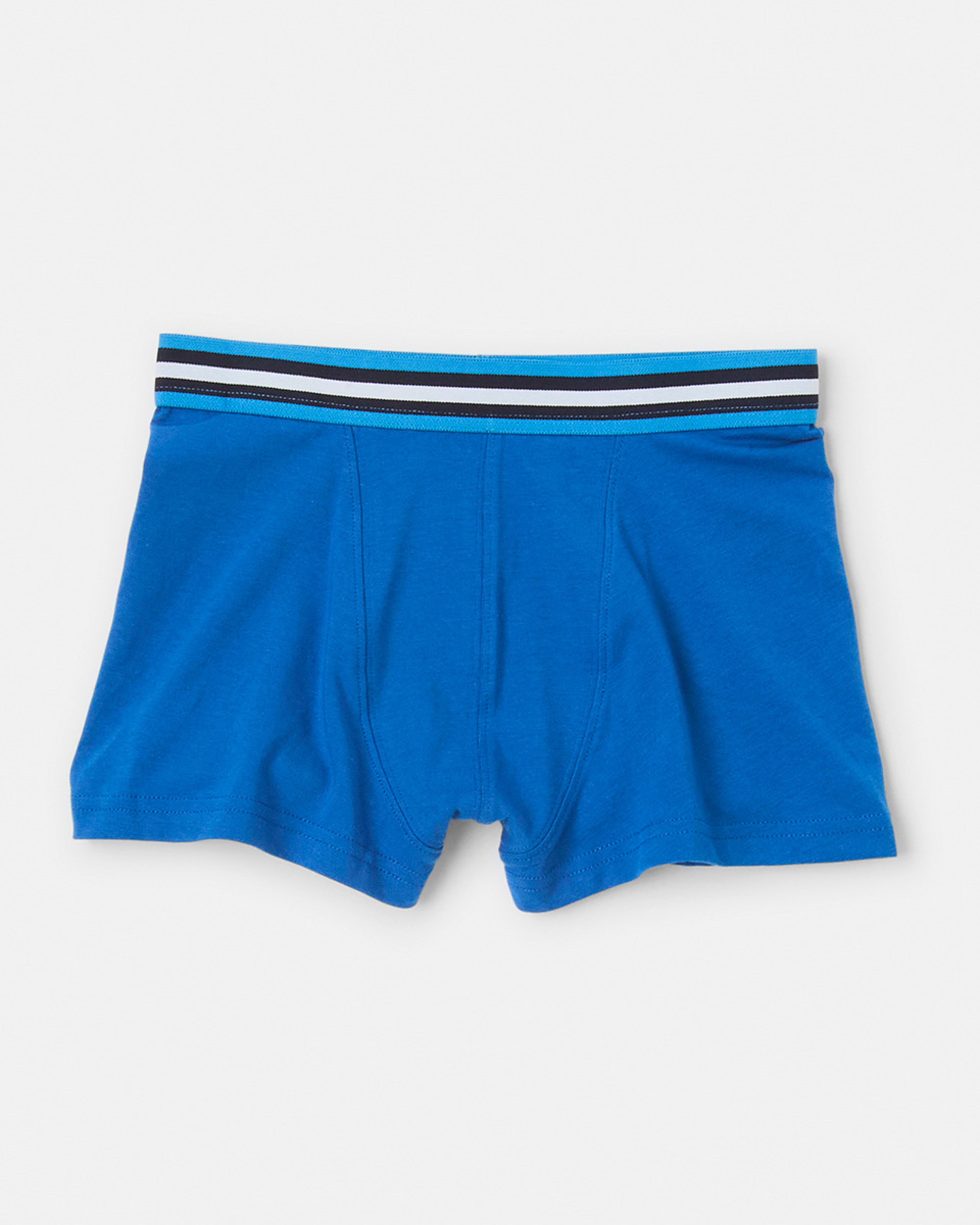 6 7 Pack Attached Elastic Trunks BLUES STRIPE, 6 of 10