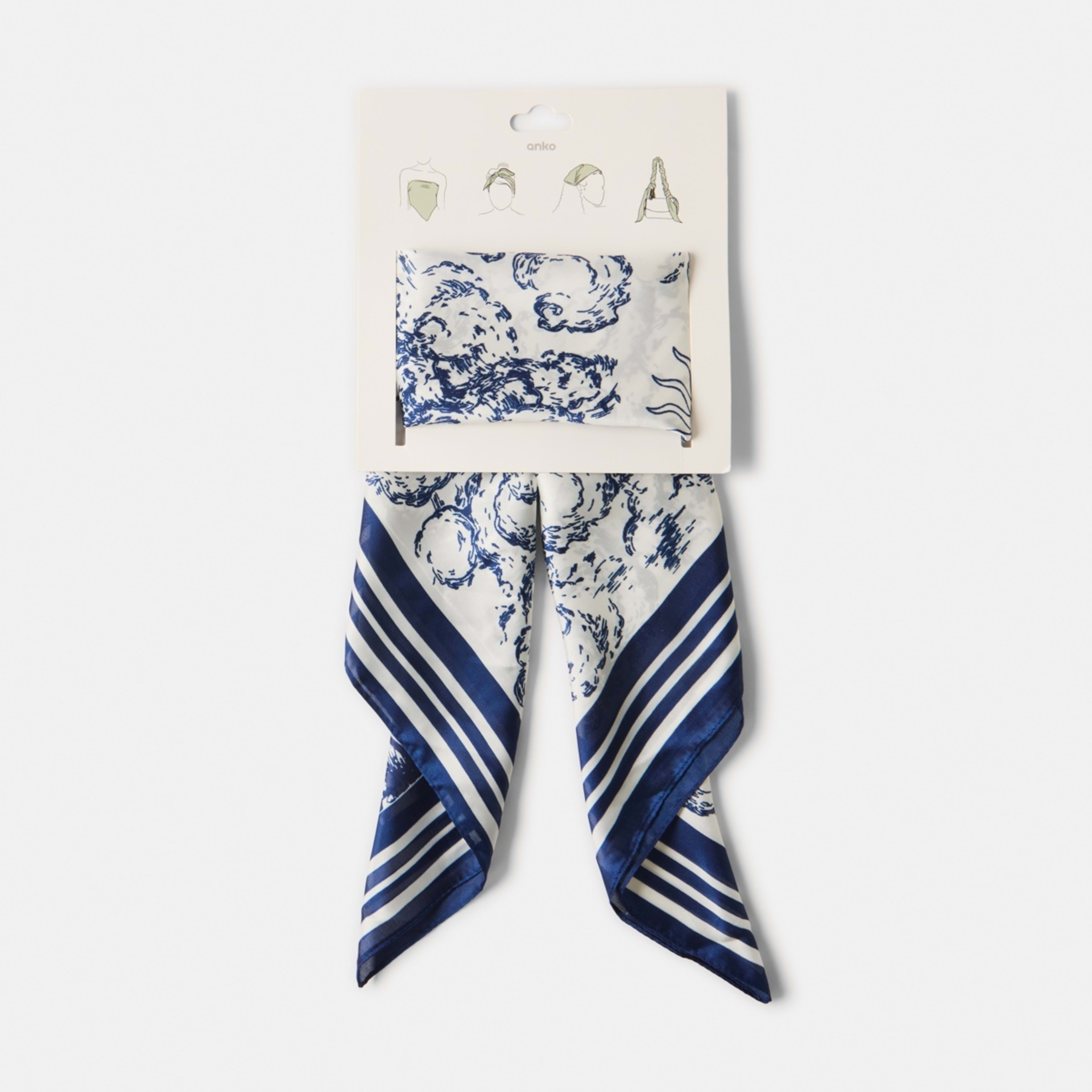 6 Hair Scarf - Scenery, 6 of 6