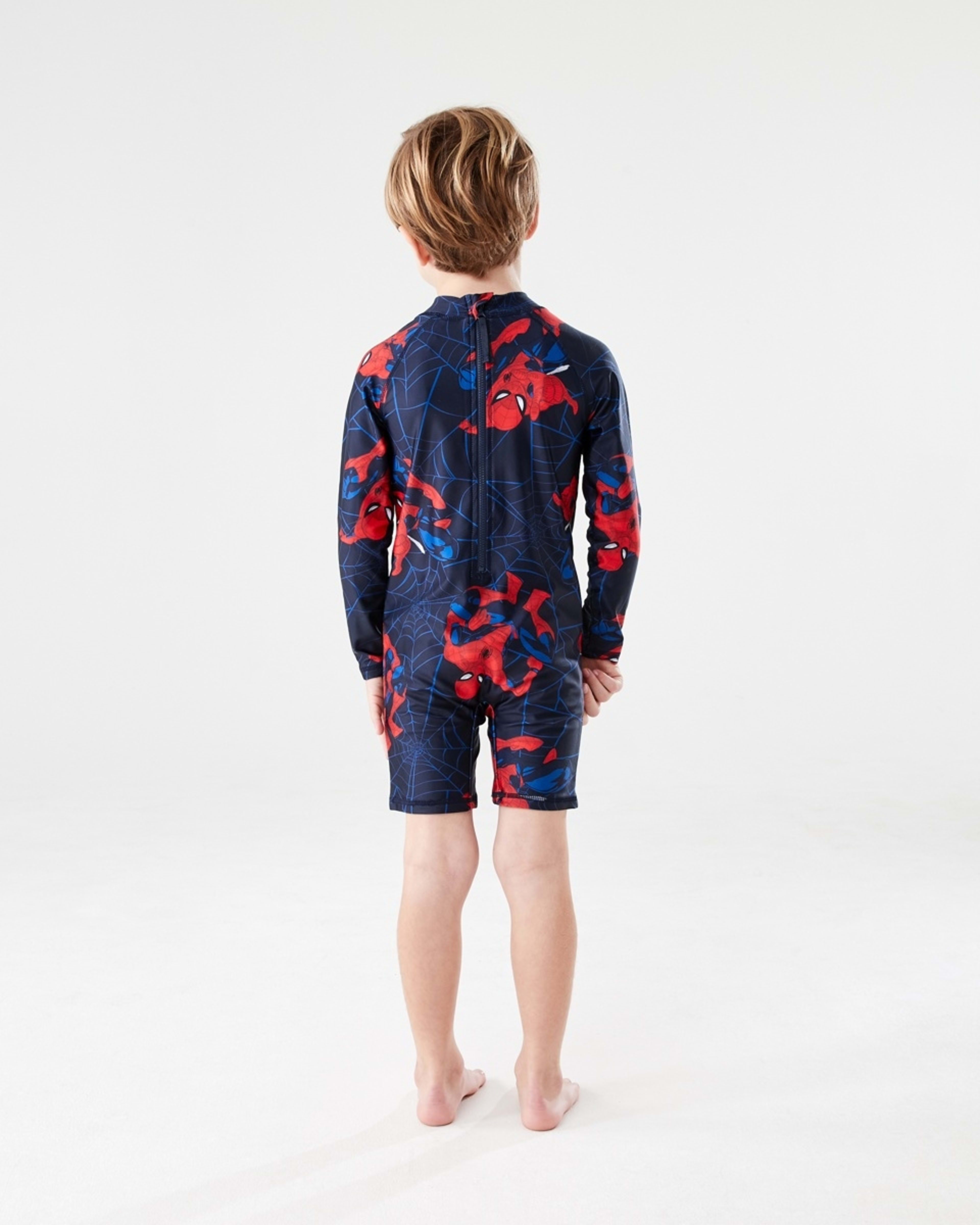 6 Spider-Man License Long Sleeve Swimsuit Spiderman, 6 of 6