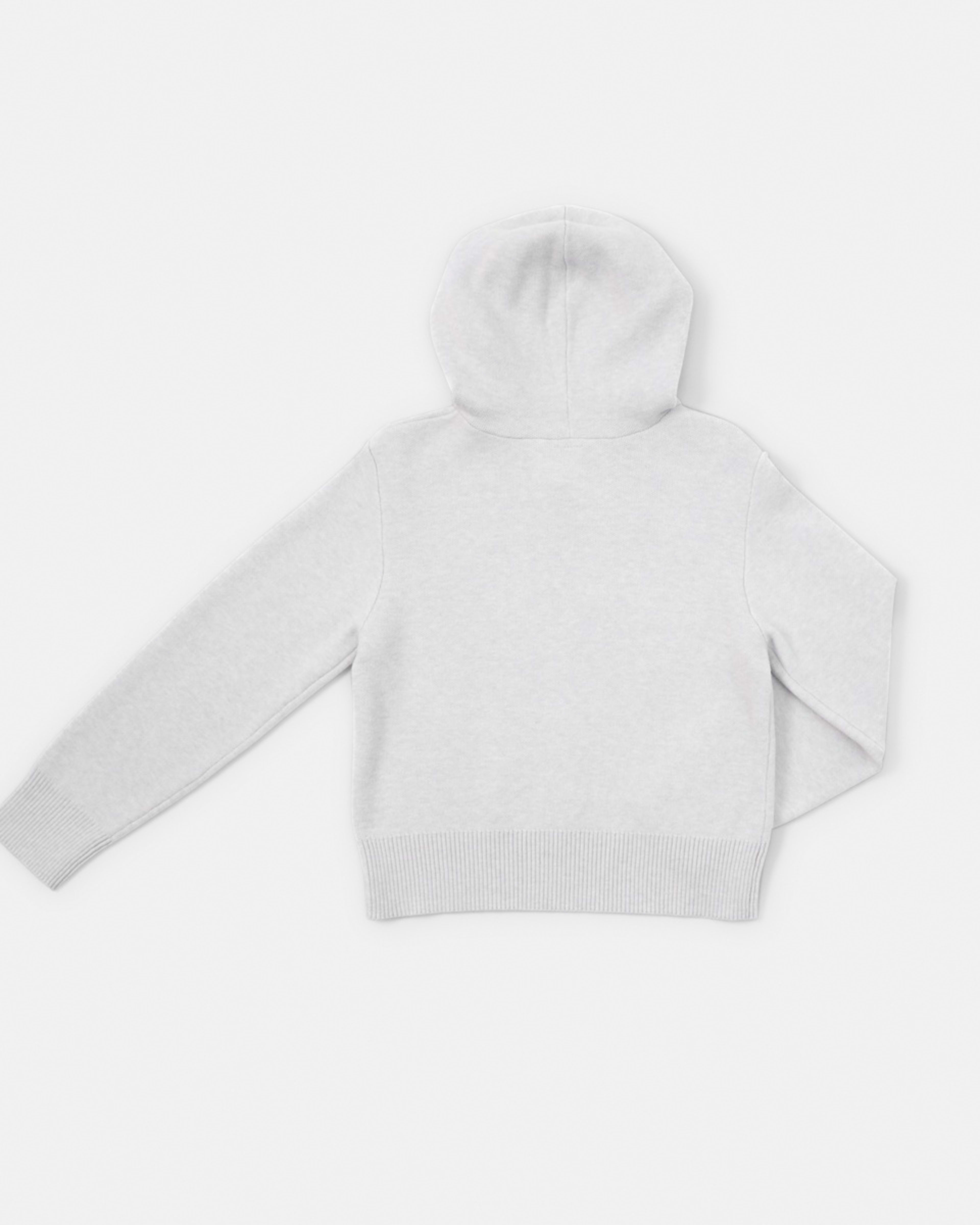 10 Bonded Knit Hoodie Light Grey Marle, 10 of 10
