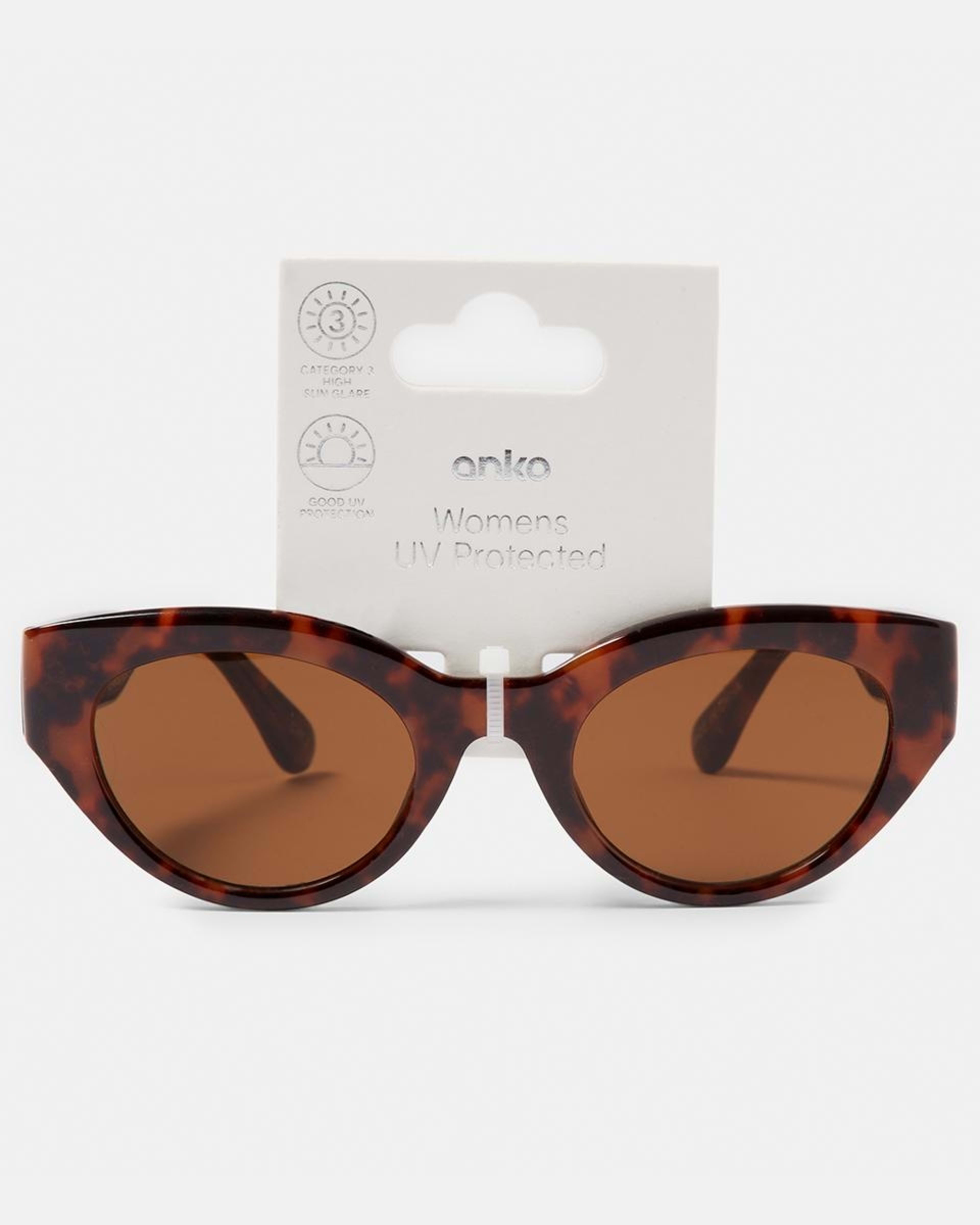 6 Basic Cateye Sunglasses Drk Tort, 6 of 6