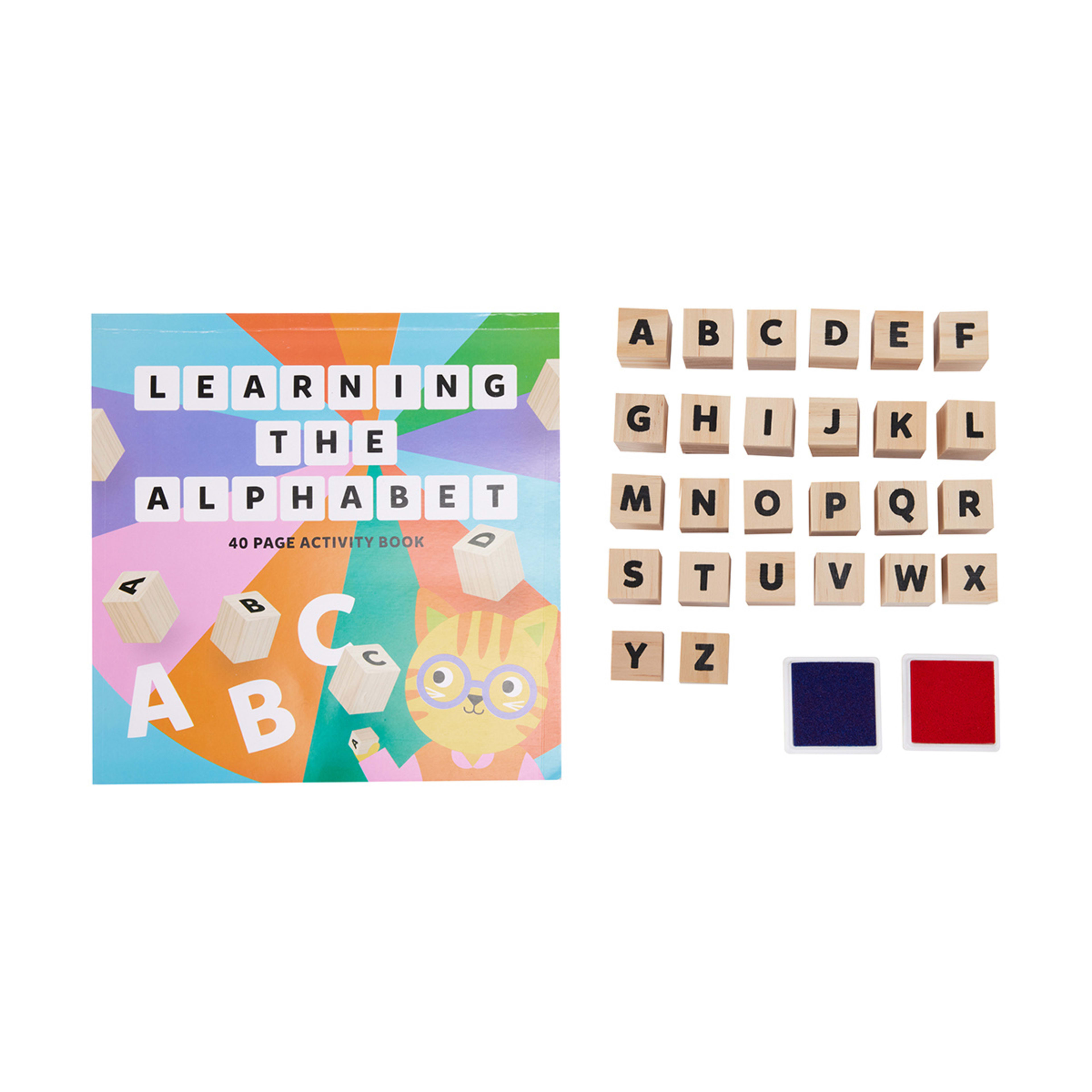 2 Wooden Stamp Activity Set - Learning the Alphabet, 2 of 9