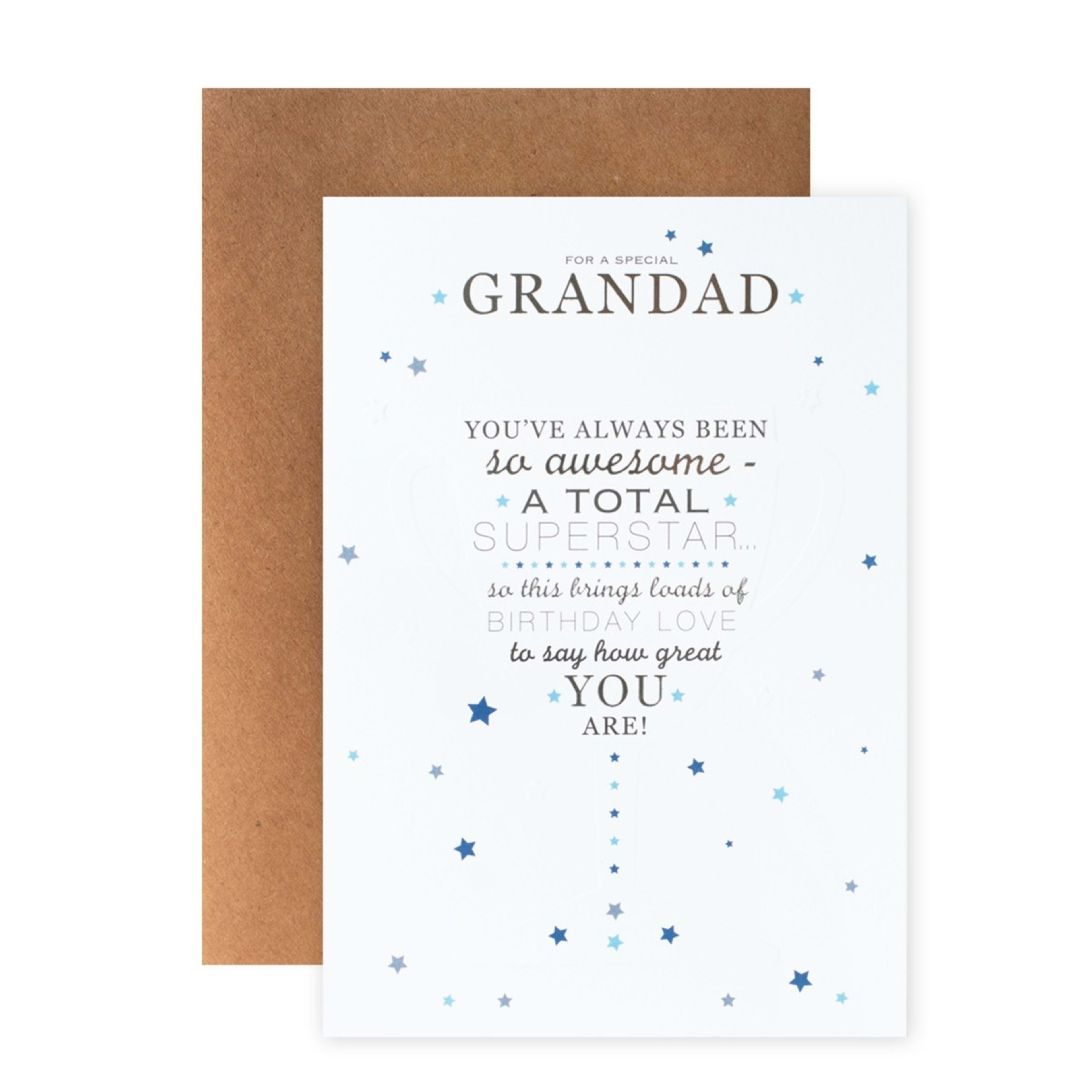 1 Connections from Hallmark Birthday Card For Grandad - Total Superstar