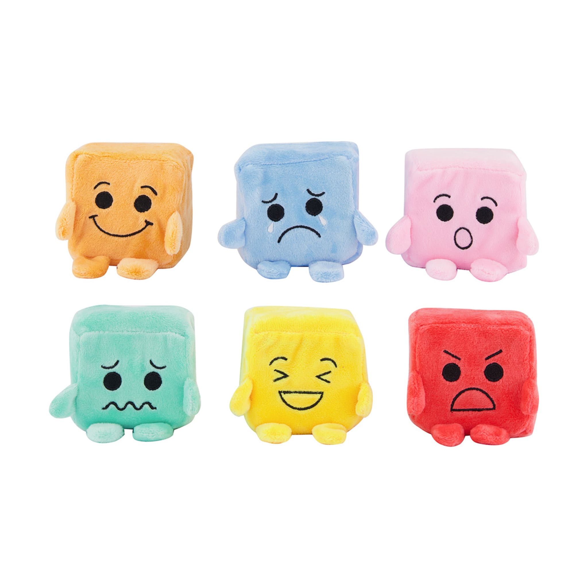 Mini Emotion Blocks Plush Assorted Kmart