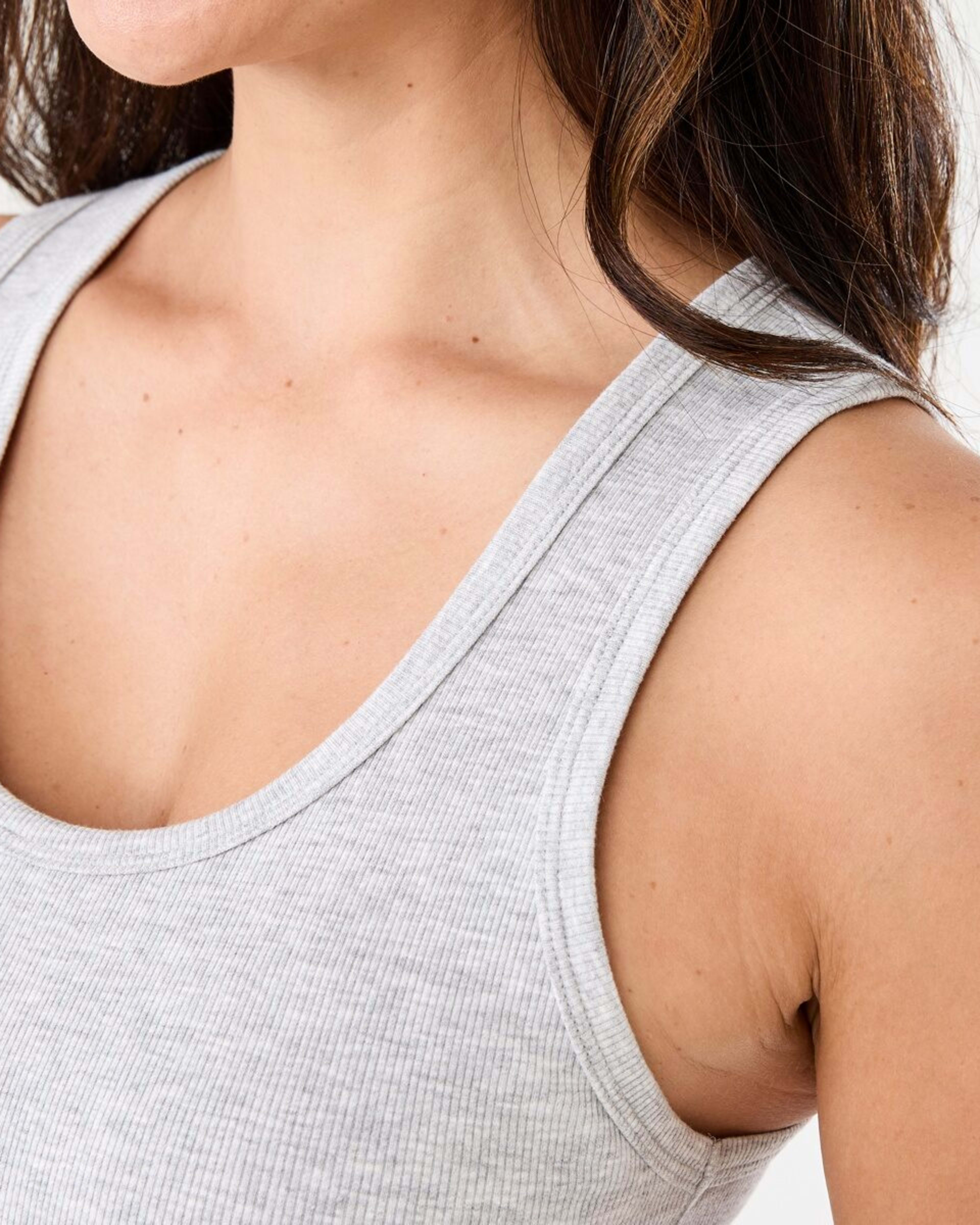 5 Sleeveless Rib Tank SILVER MARLE, 5 of 5