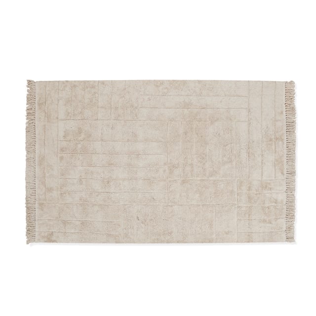 Noah Tufted Rug - Beige, Extra Large - 270cm x 180cm - Kmart