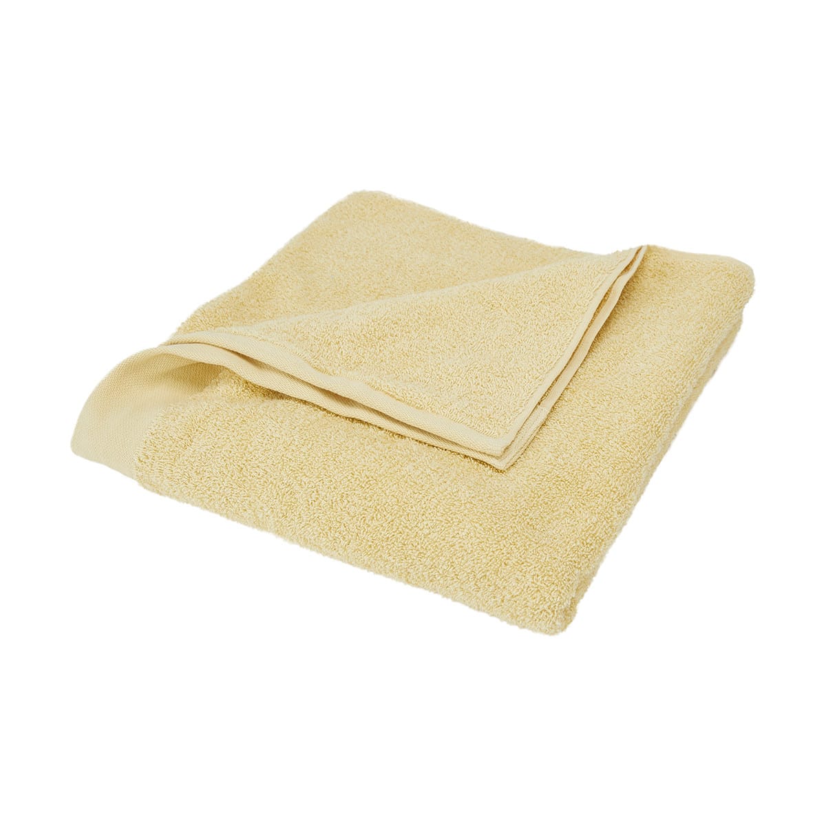 butter yellow bath towels