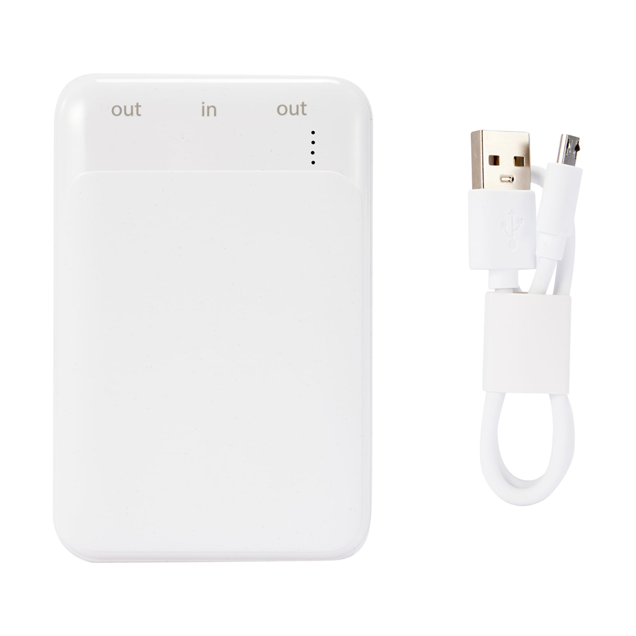 5000mAh Power Bank White Kmart