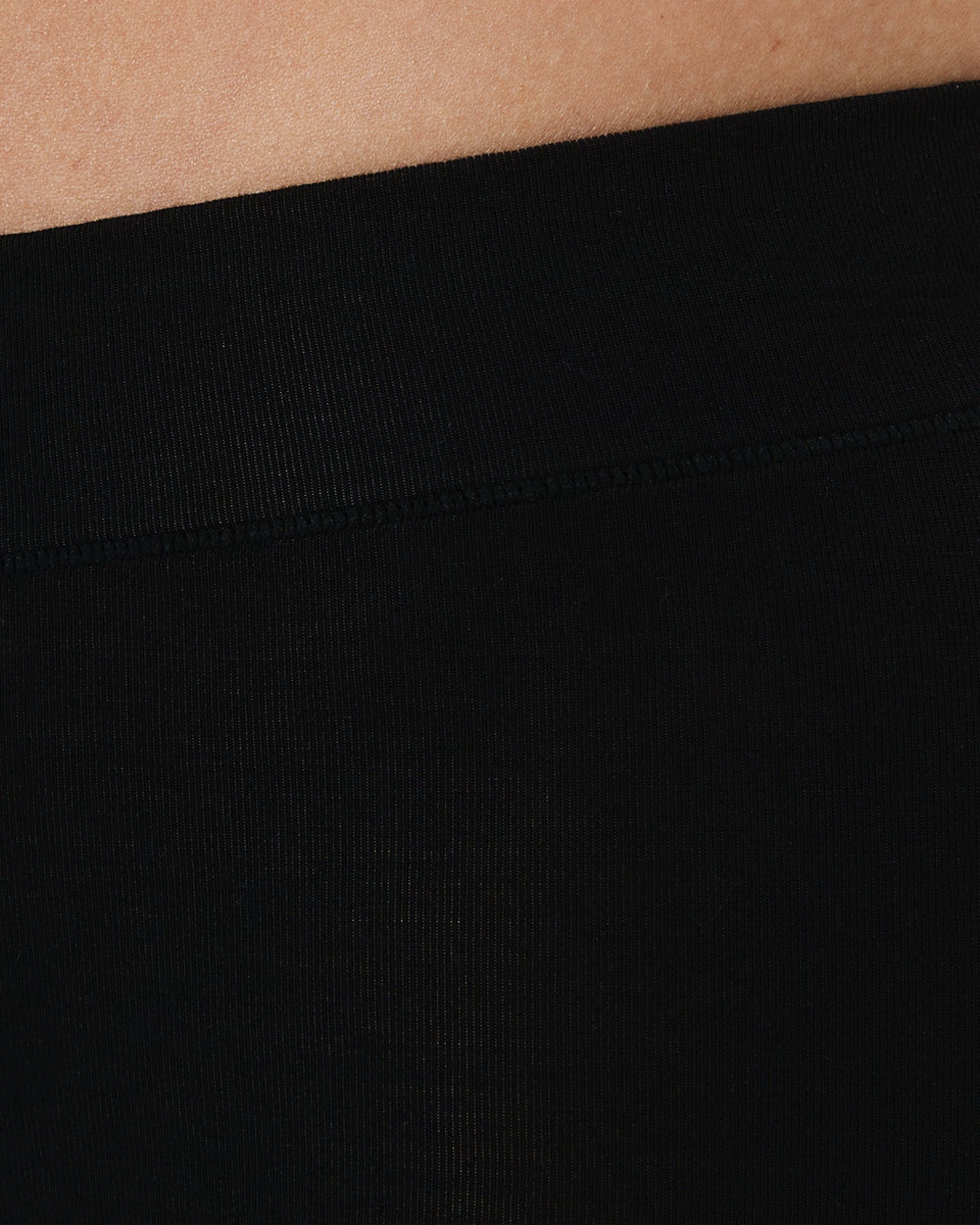 6 3 Pack Bamboo Blend Boyshort Briefs BLACK, 6 of 6