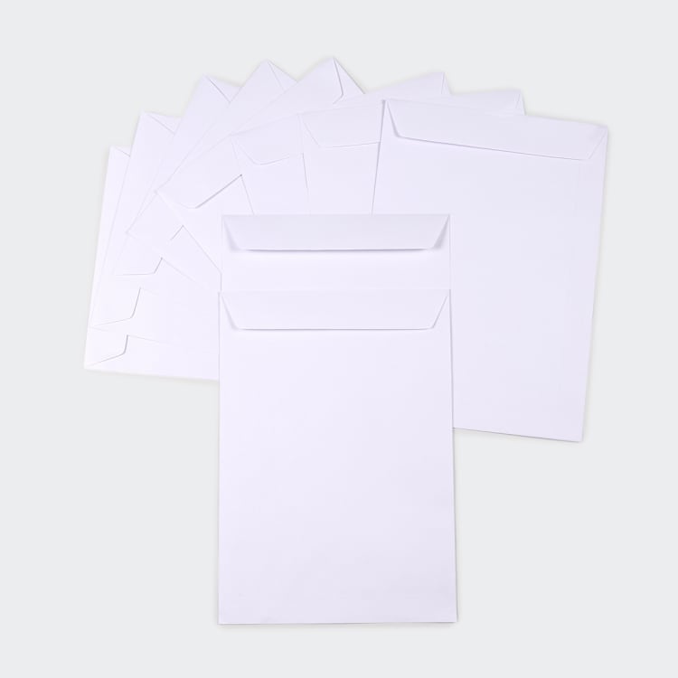 25 Pack C4 Peel and Seal Envelopes White Kmart NZ