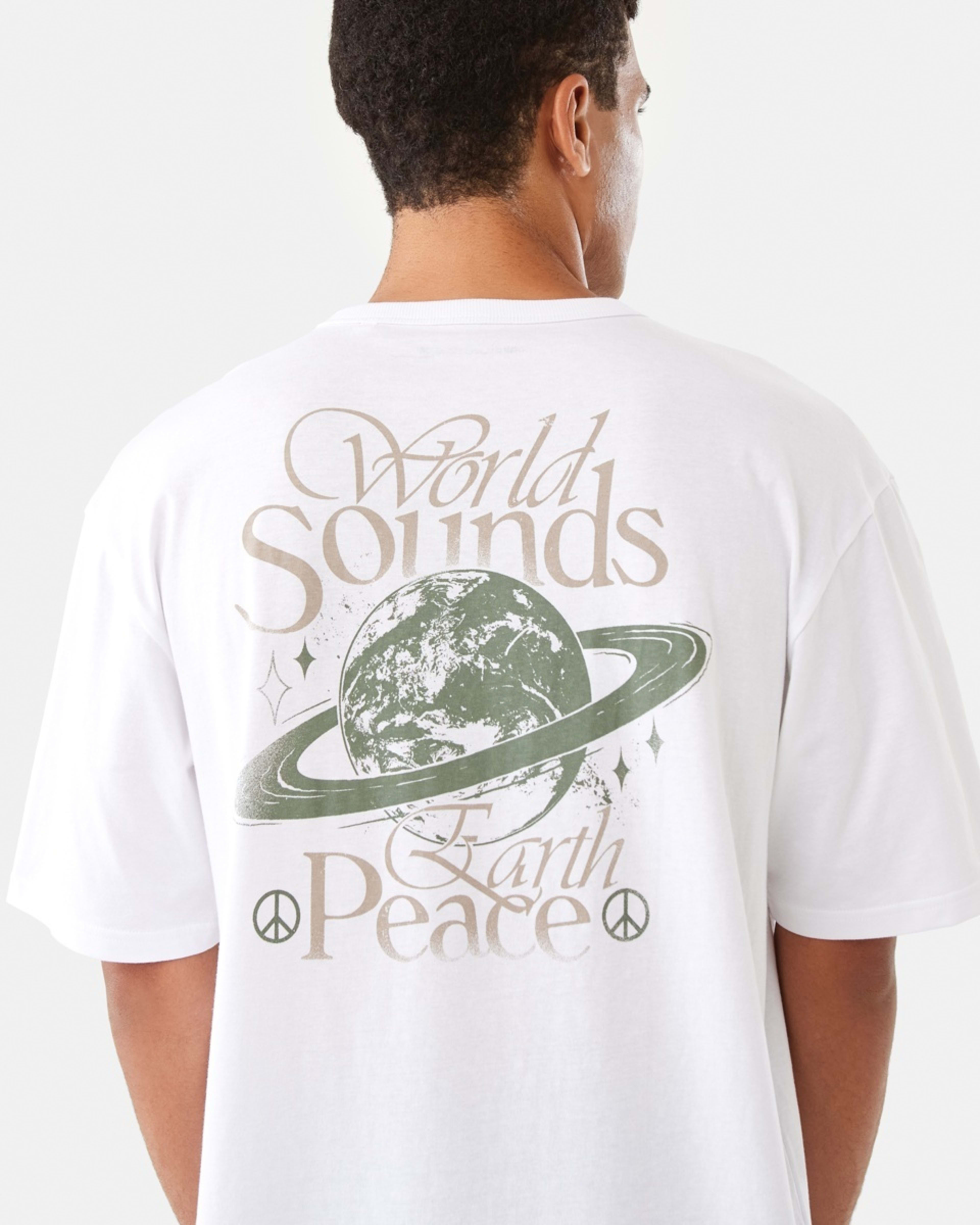 7 Oversized Graphic T-shirt White, 7 of 7
