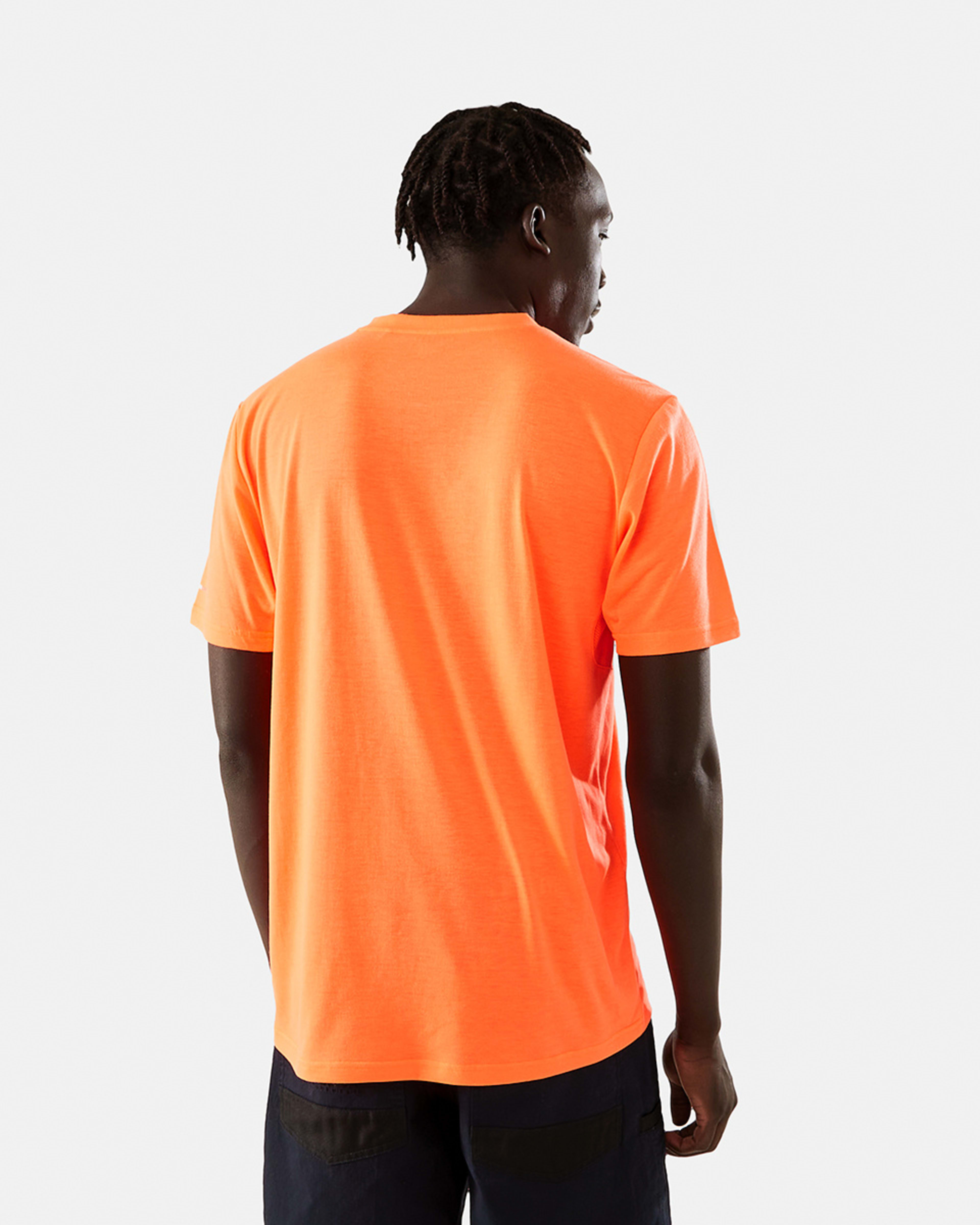 3 Everlast Mens Workwear Fluorescent T-shirt Orange, 3 of 6