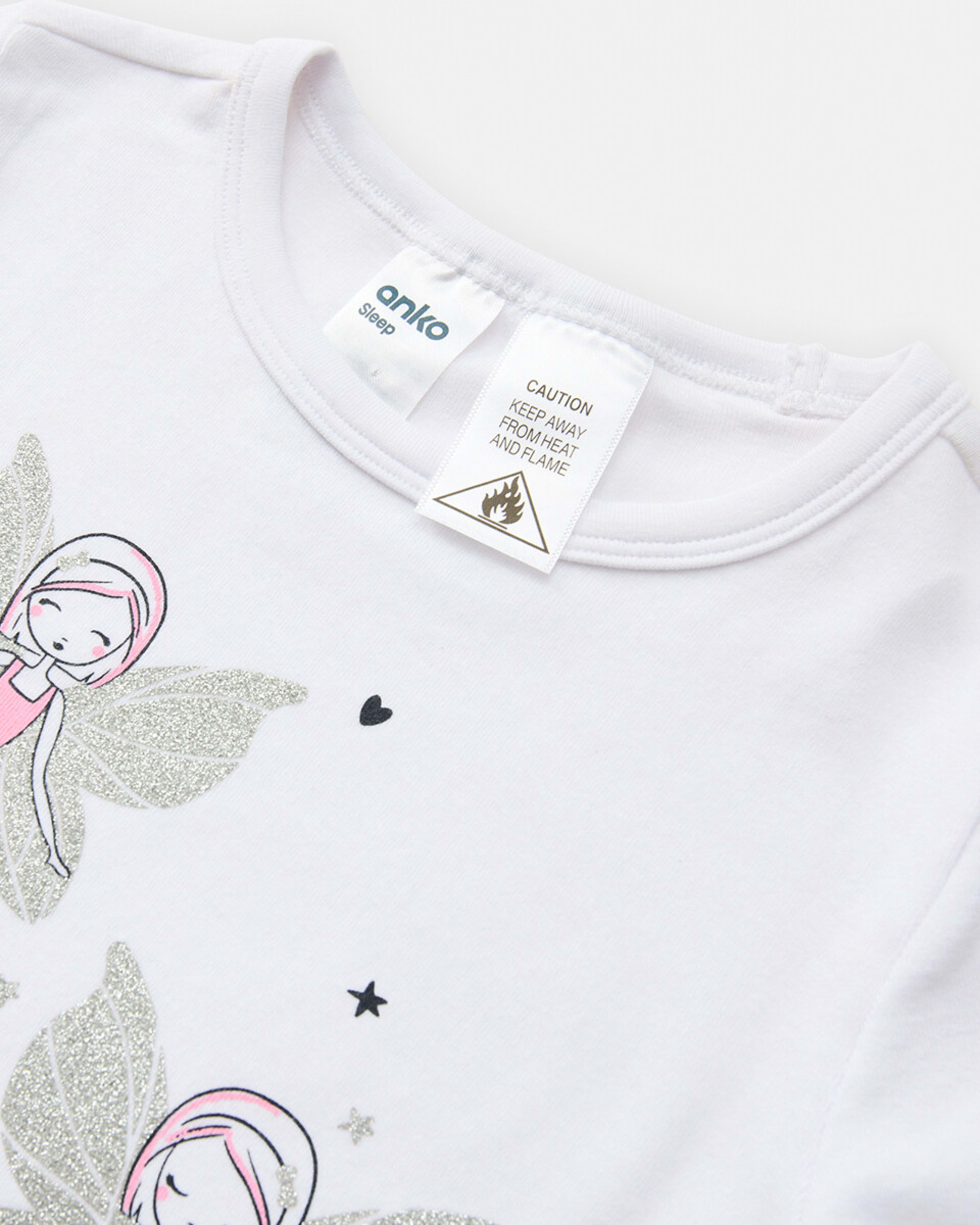 9 Short Sleeve Skinny Rib Knit Pyjama Set Fairieswte, 9 of 10