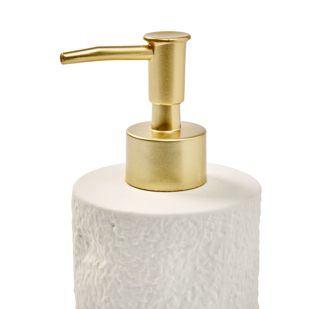 White Textured Soap Dispenser Kmart