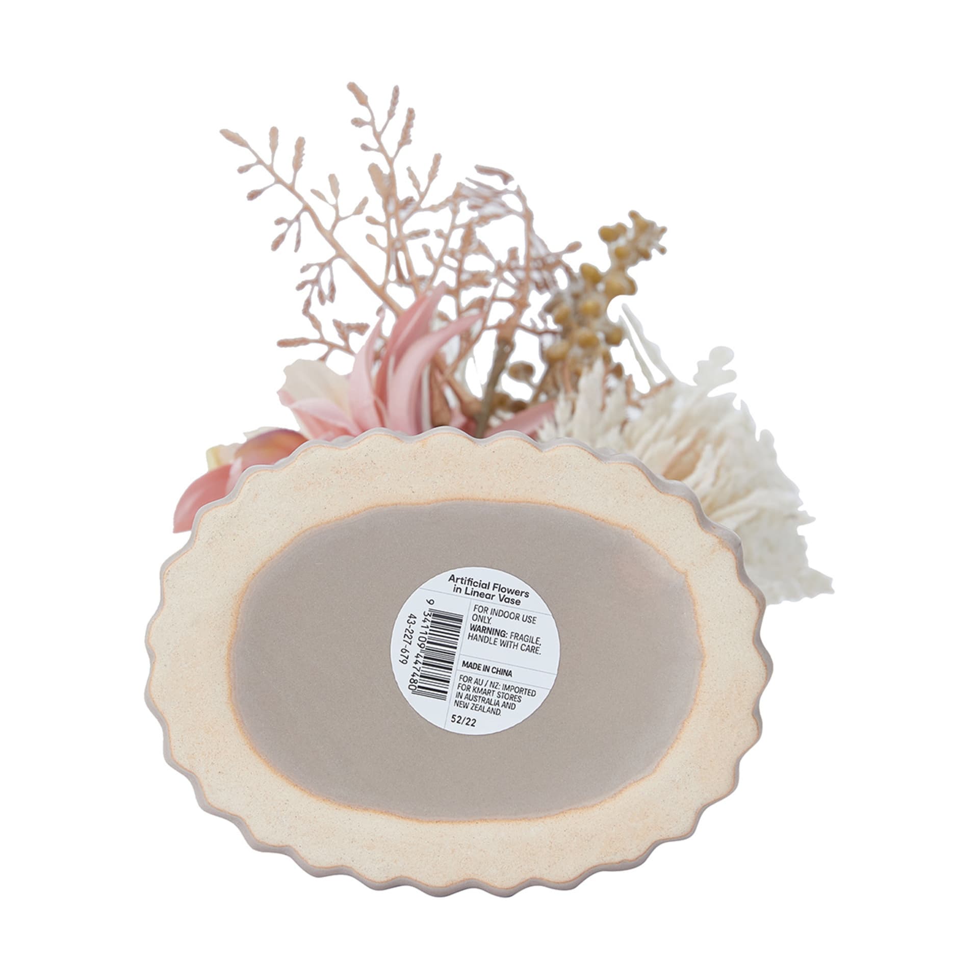 Artificial Flowers in Linear Vase Kmart