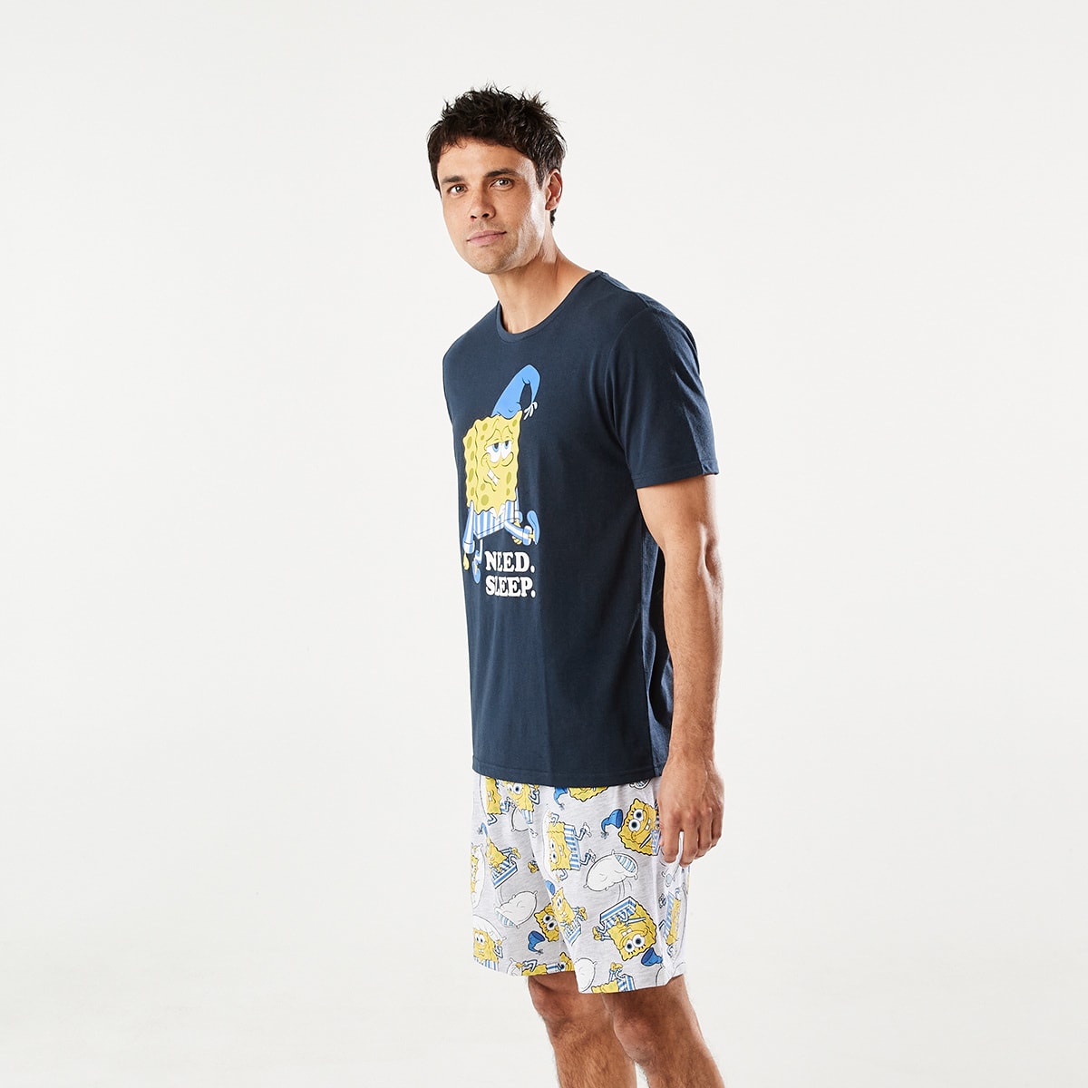 SpongeBob SquarePants License Short Sleeve Top Pyjama Set - Kmart