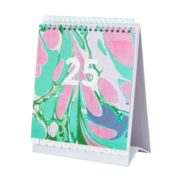 2025 Desk Calendar Swirl Kmart