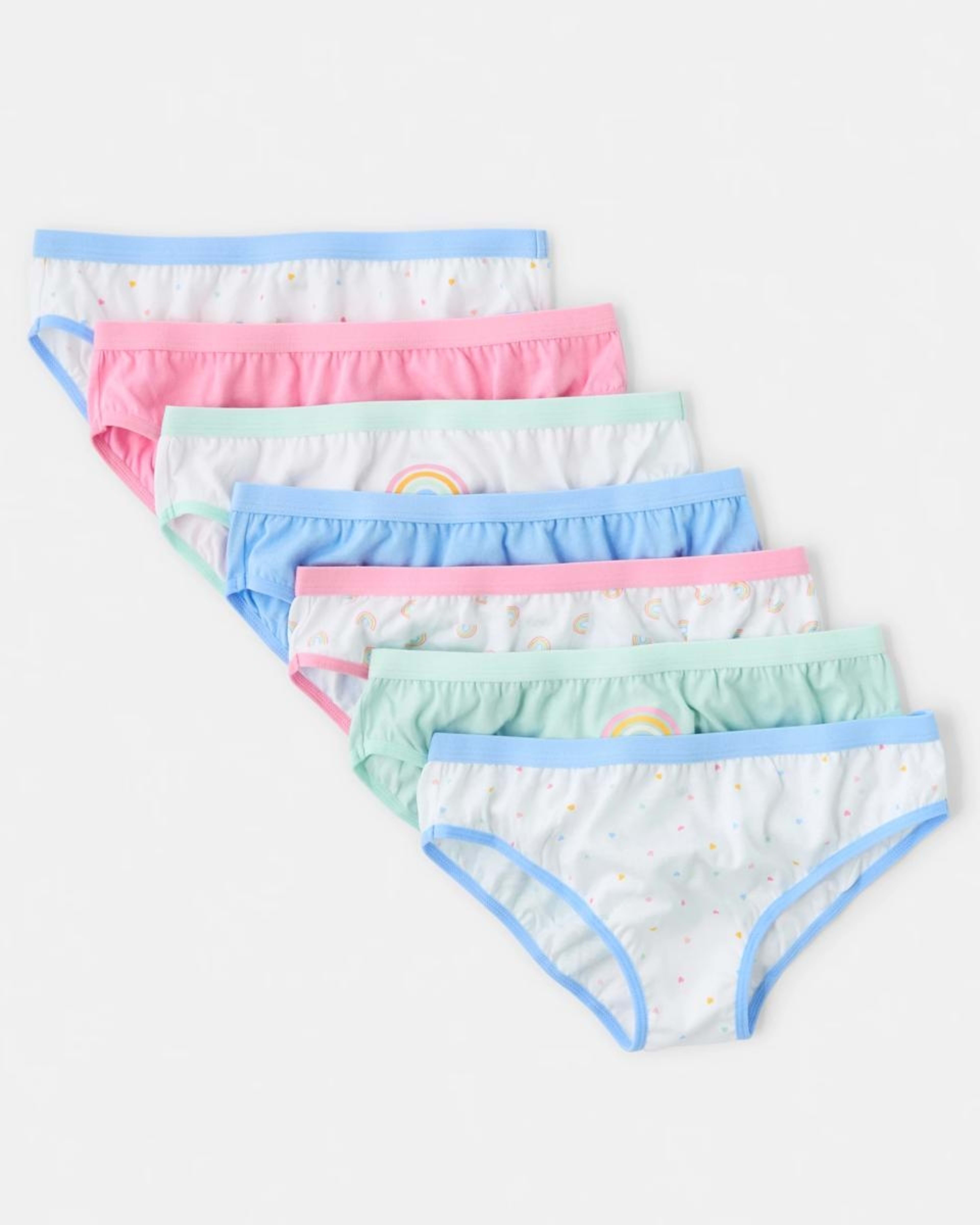 1 7 Pack Print Briefs RAINBOWS, 1 of 10