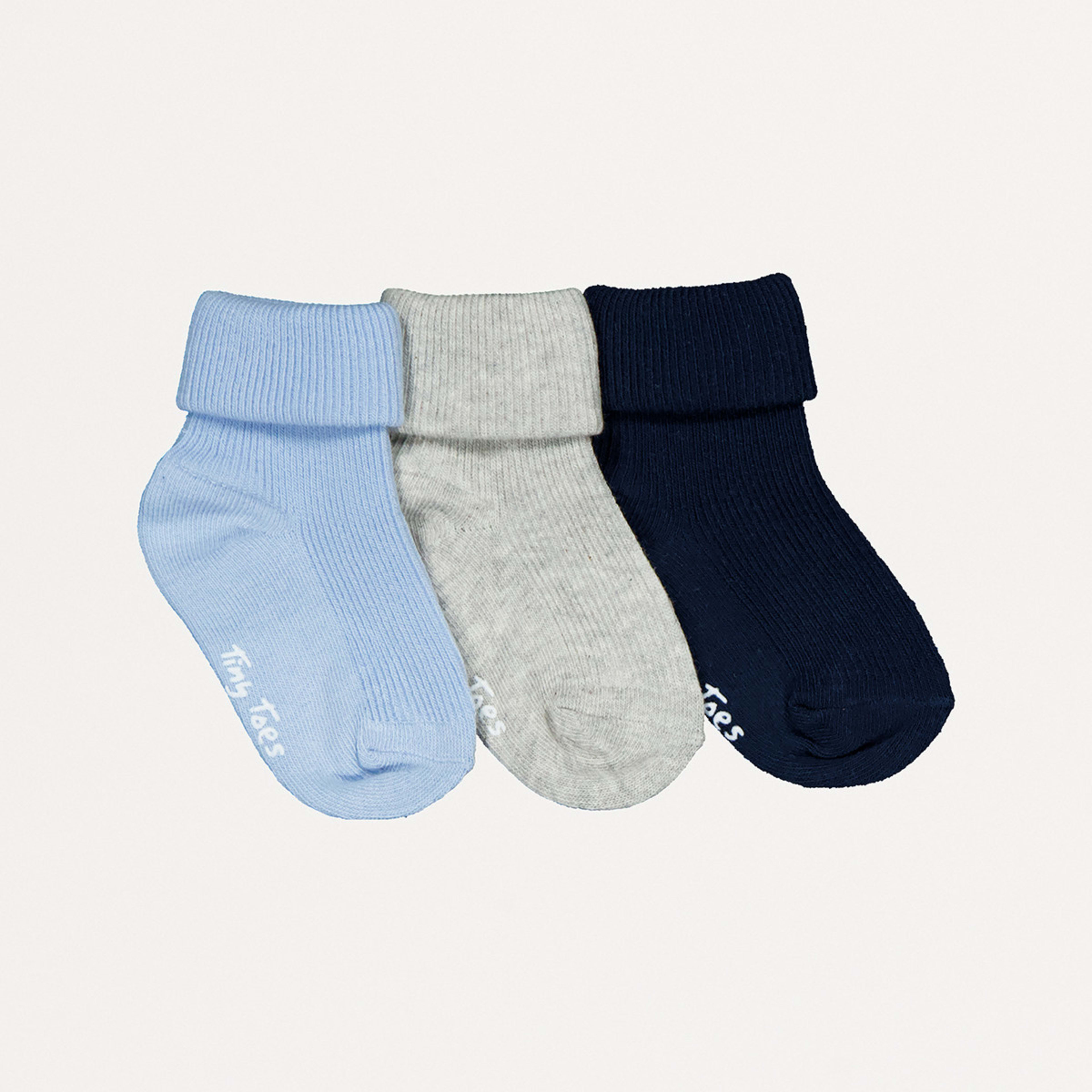 2 3 Pack Everyday Socks Tiny Toes Blue, 2 of 3