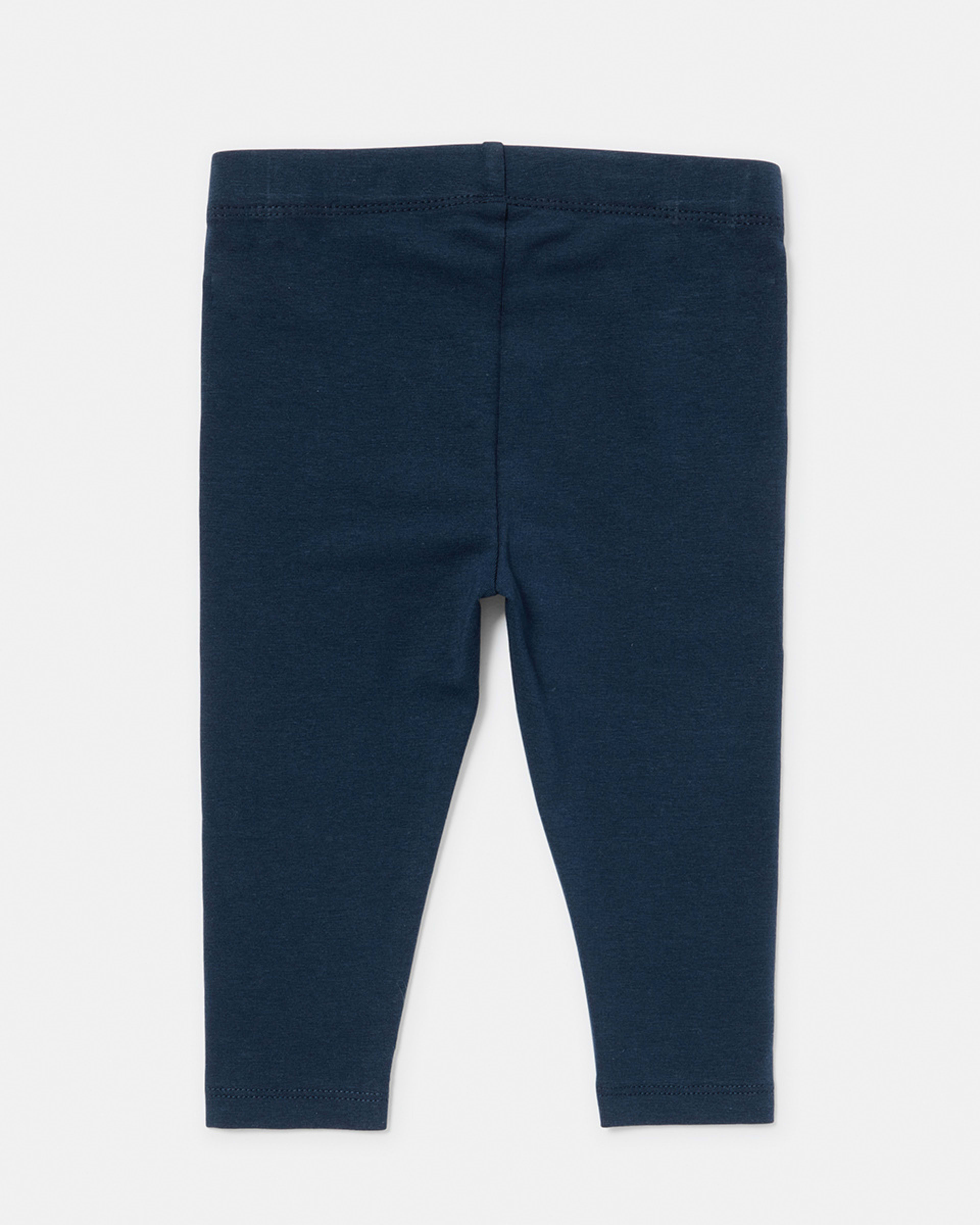 2 Unisex Everyday Leggings Harb Navy, 2 of 3