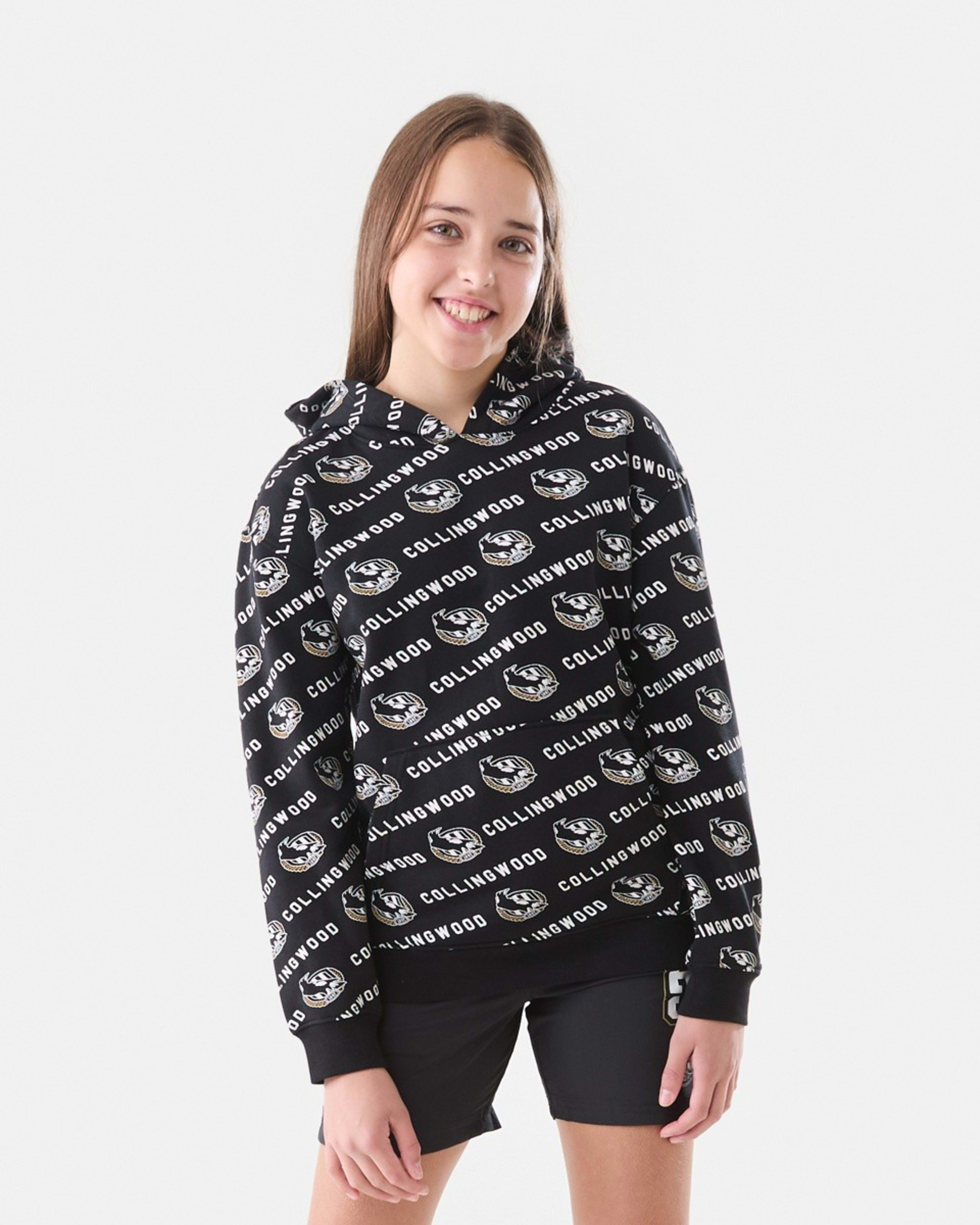 3 Official AFL Kids All Over Print Hoodie Collwood, 3 of 8
