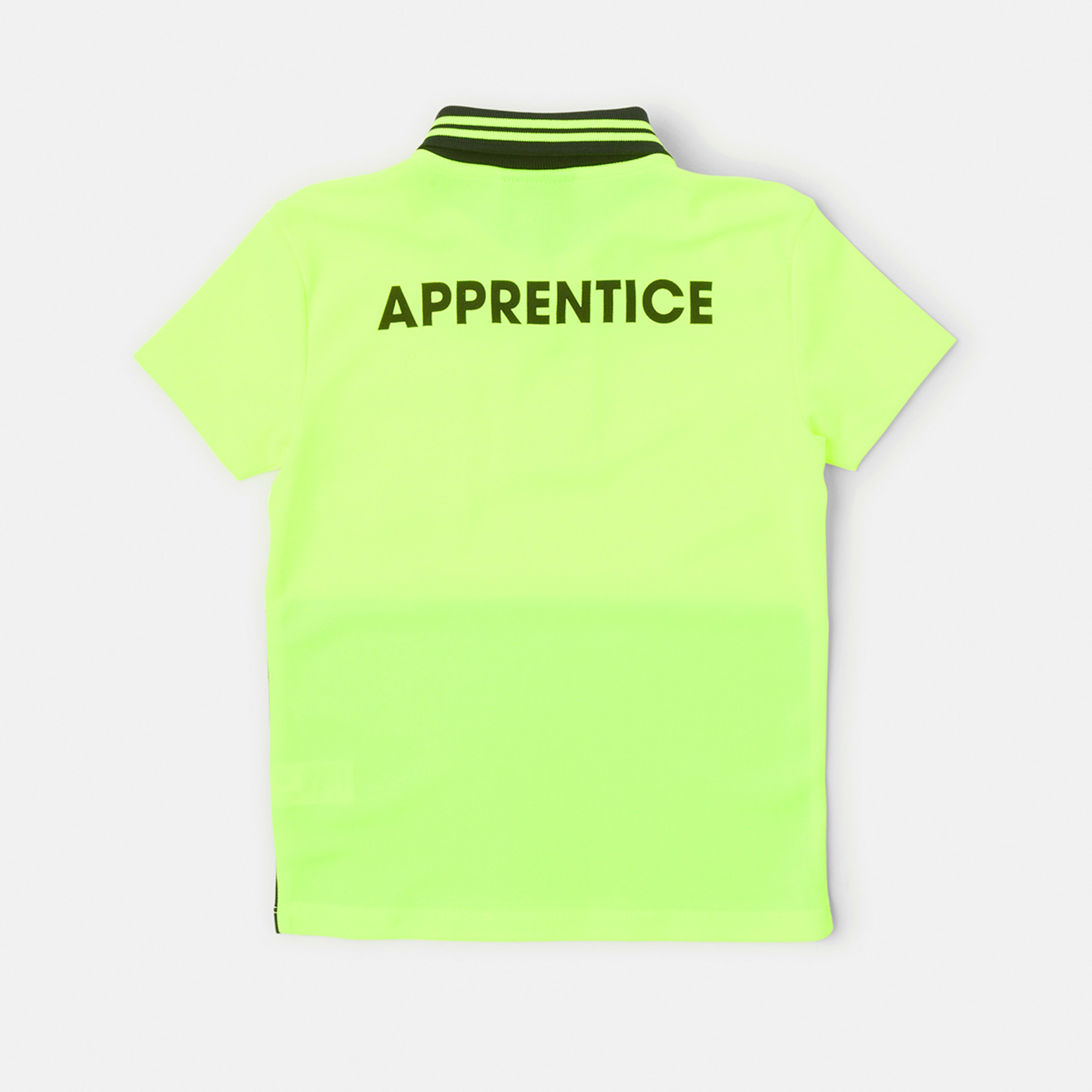 9 Mini Me Work Polo T-shirt Yellow, 9 of 9