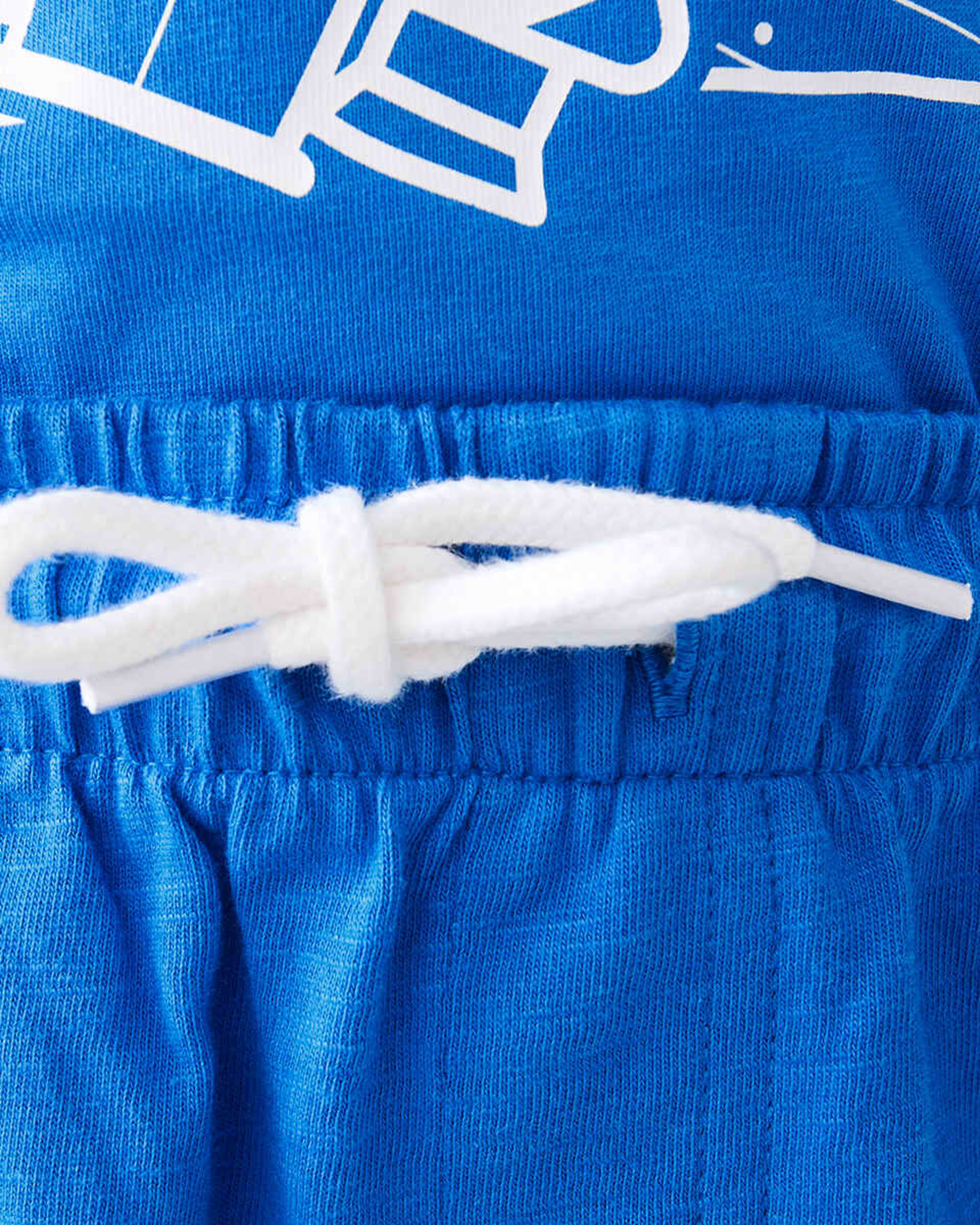 3 Cotton Knit Shorts Fren Blue, 3 of 8
