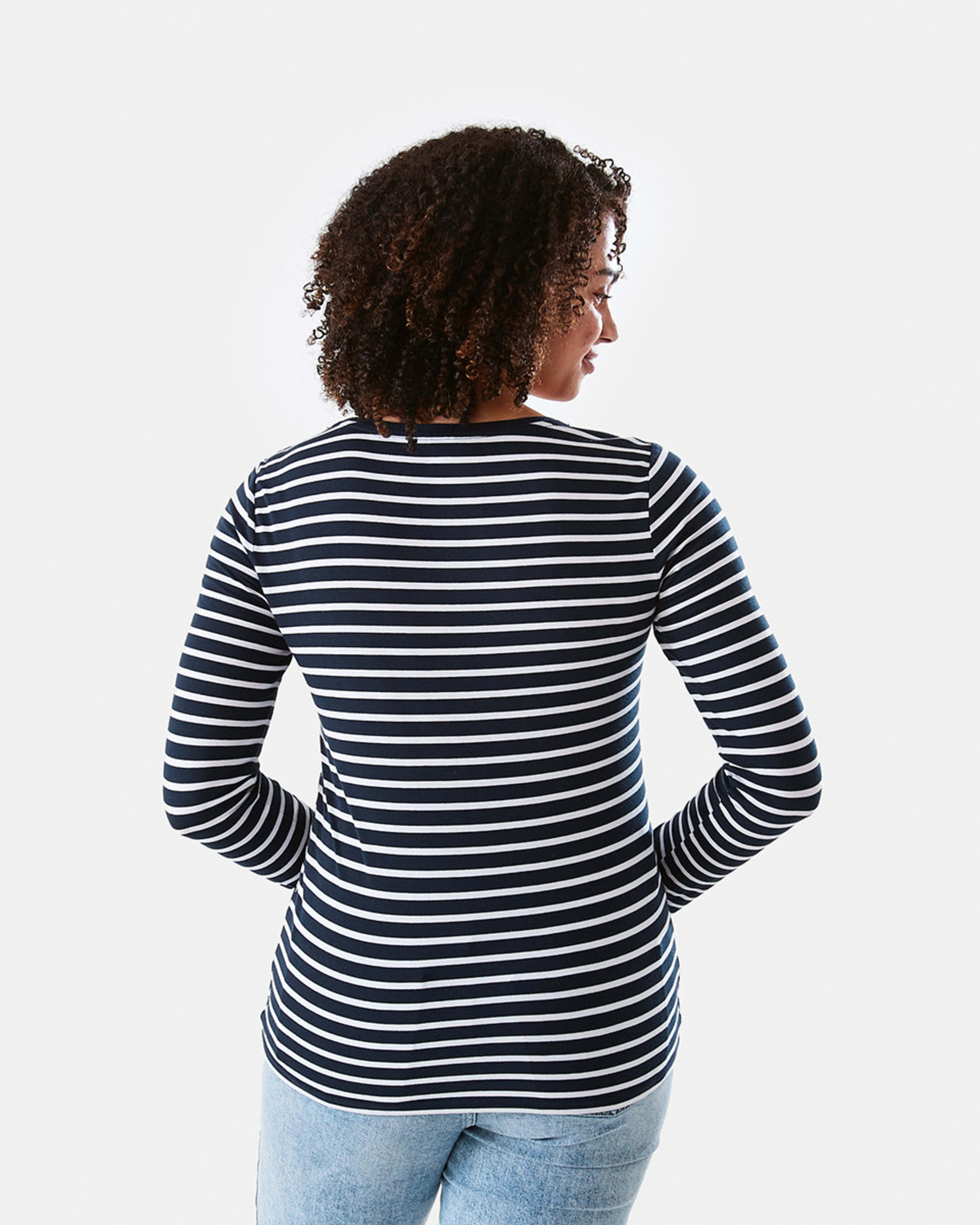 3 Long Sleeve Stretch T-shirt Stripe, 3 of 6