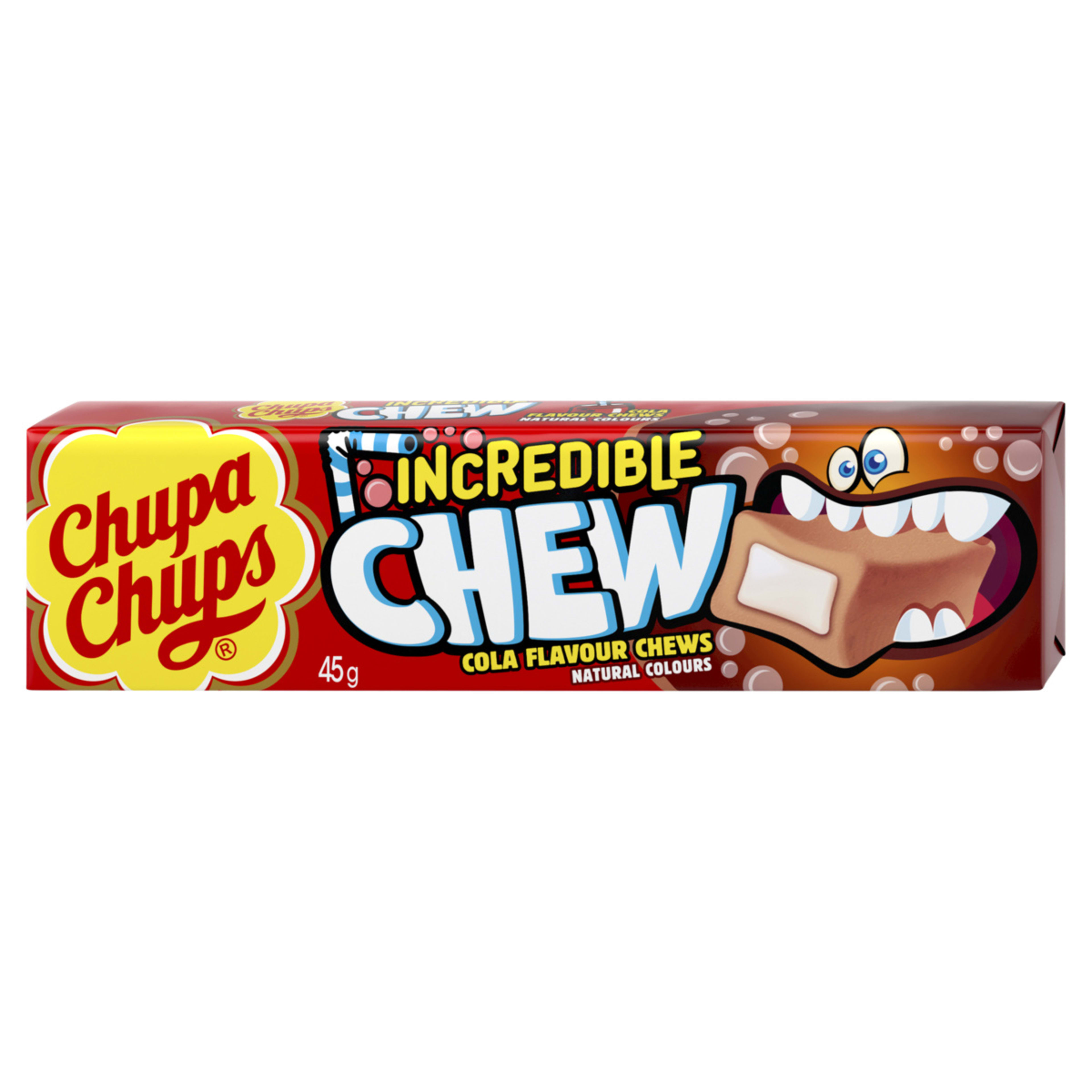 1 Chupa Chups Incredible Chew Cola 45g