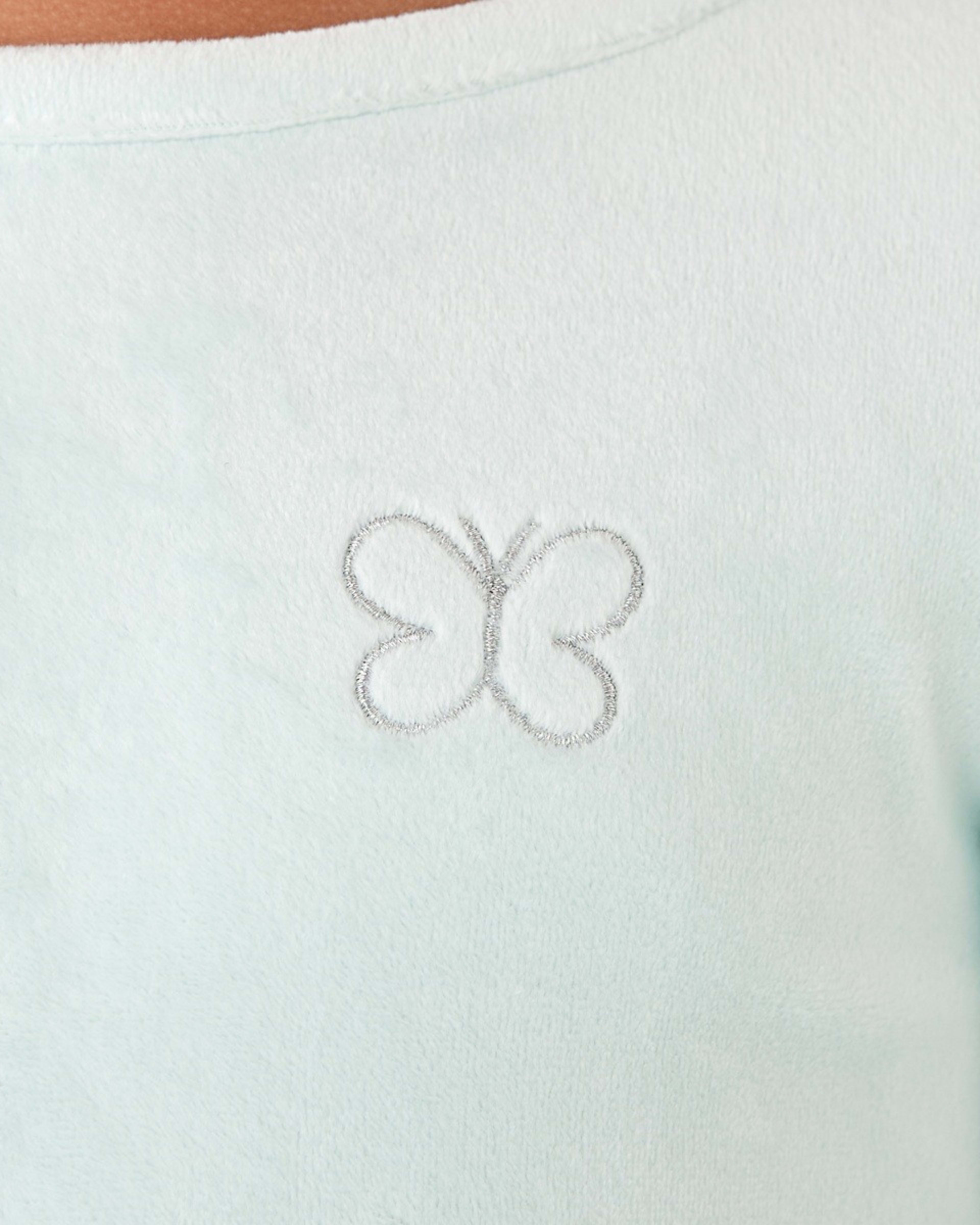 4 Long Sleeve Velour Tier Dress Butterfly, 4 of 9