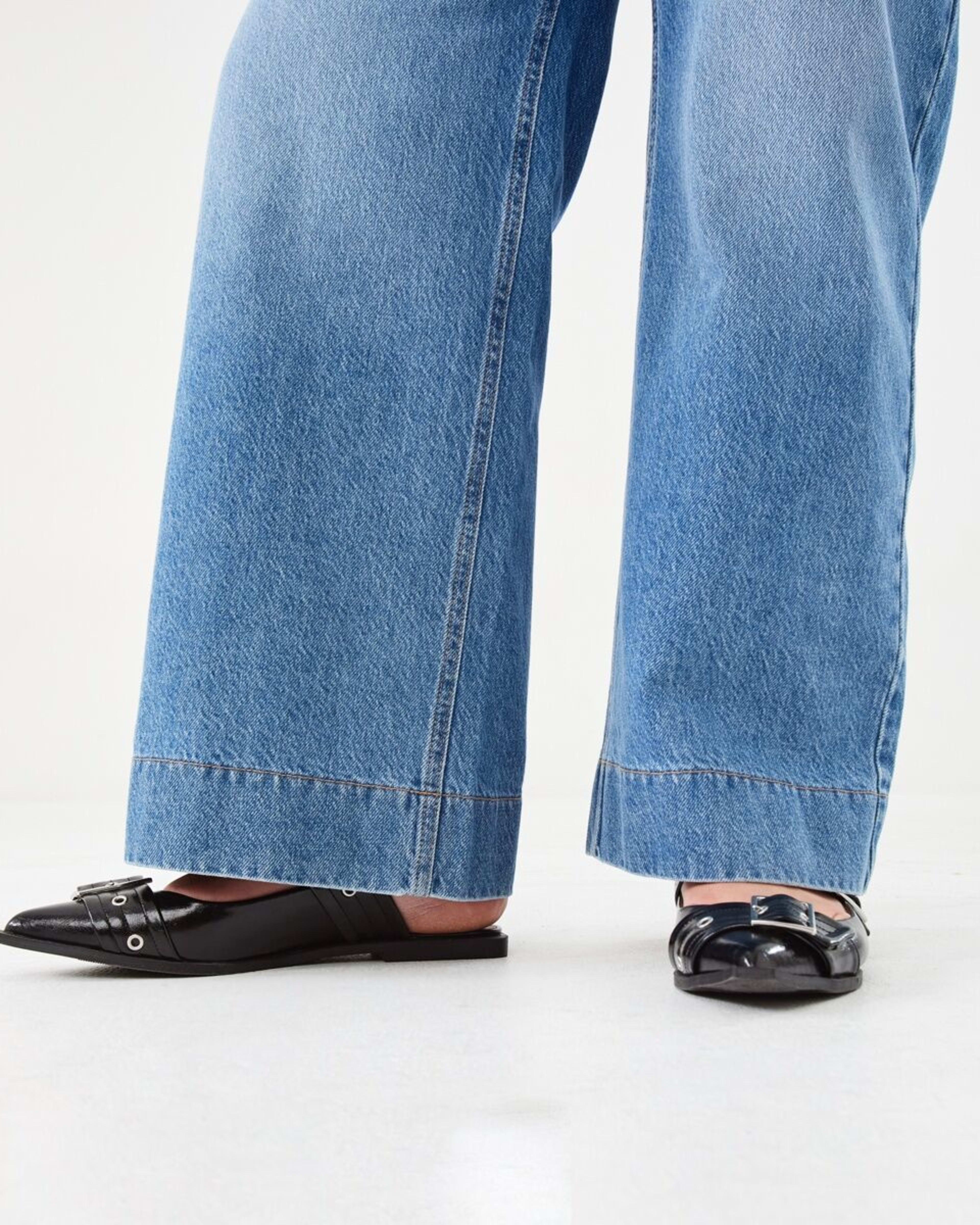 8 Wide Leg Pocket Jeans MID WASH, 8 of 10
