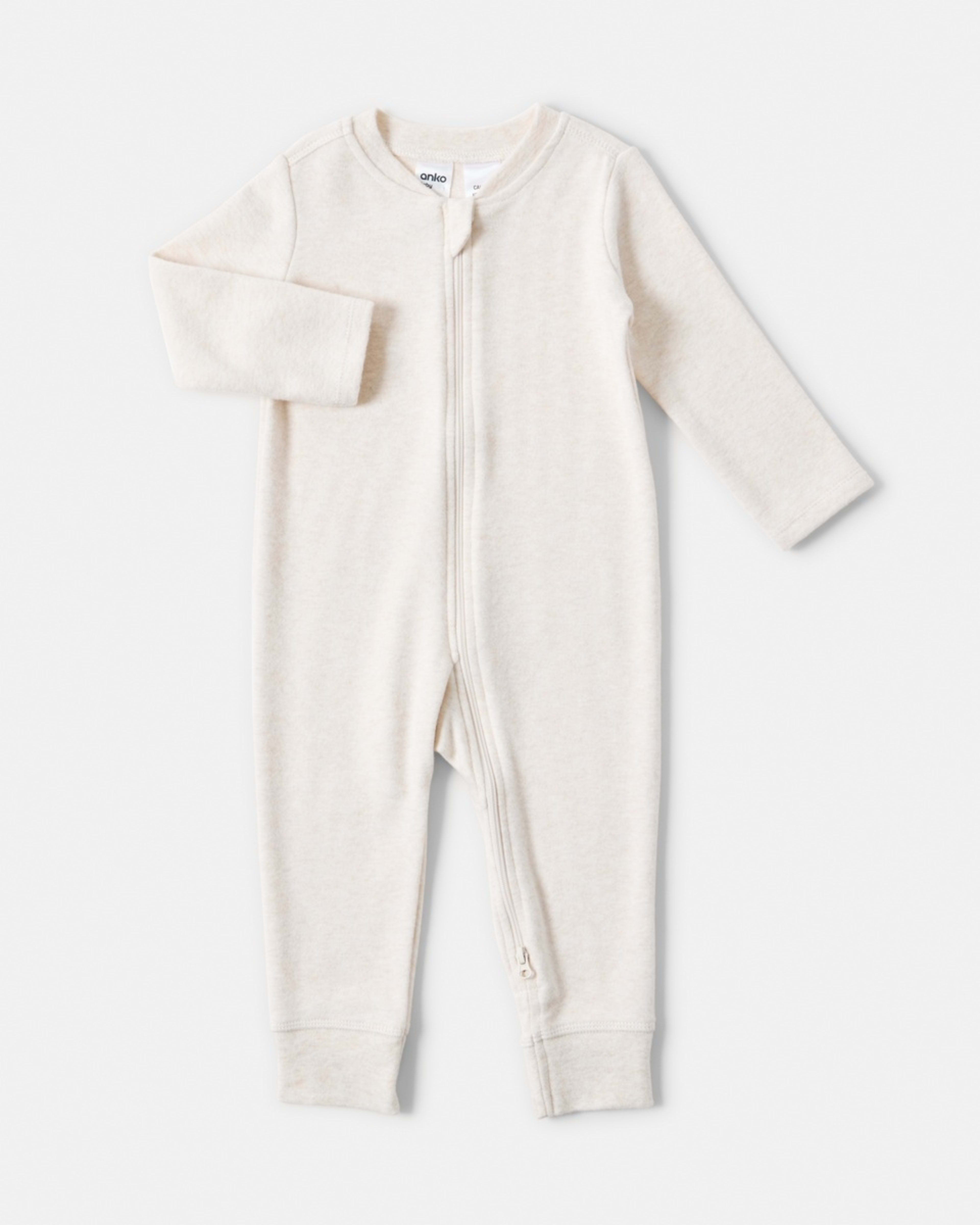 1 Sueded Coverall Honey Oat Marle