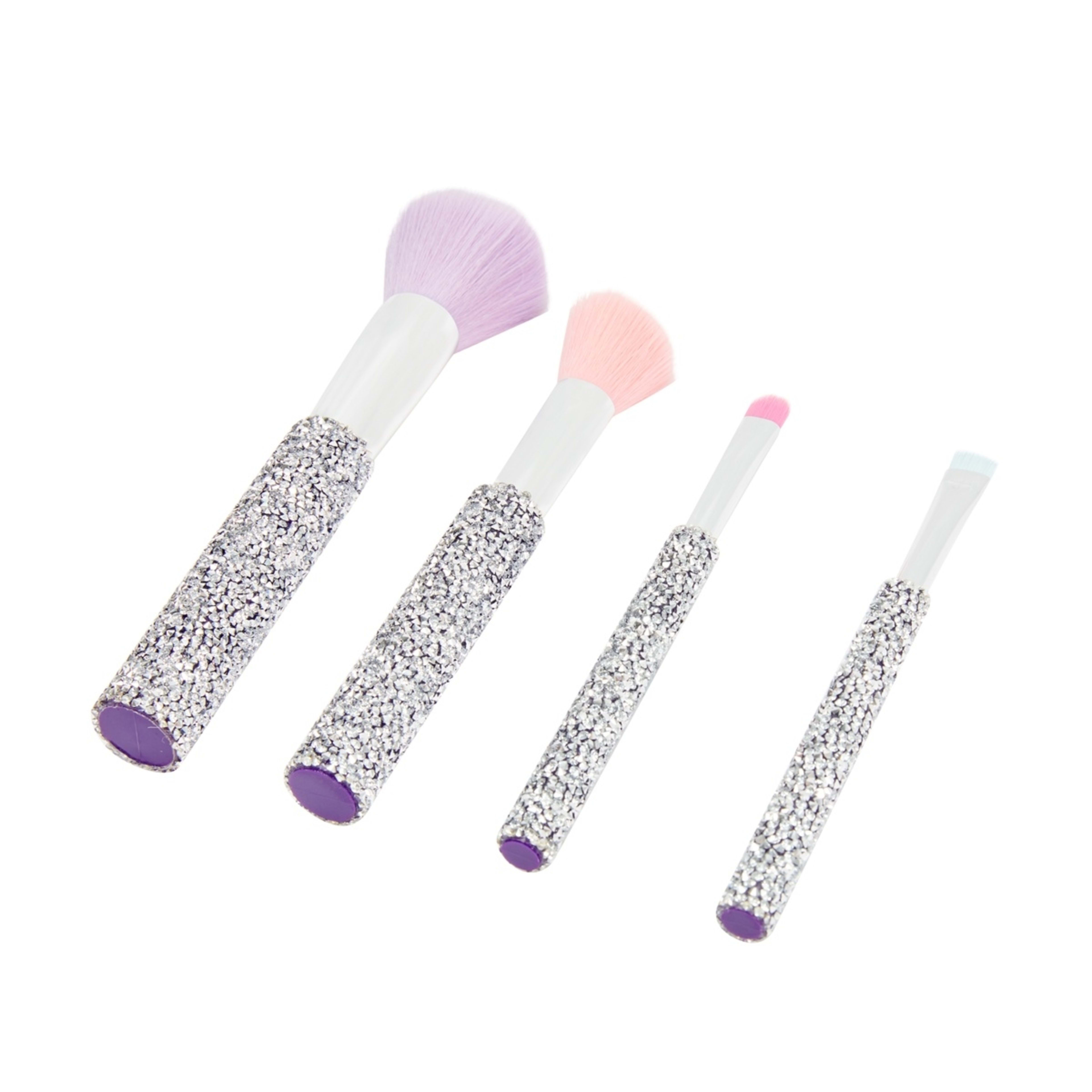 5 OXX Cosmetics 4 Piece Makeup Brush Set - Glitter, 5 of 6