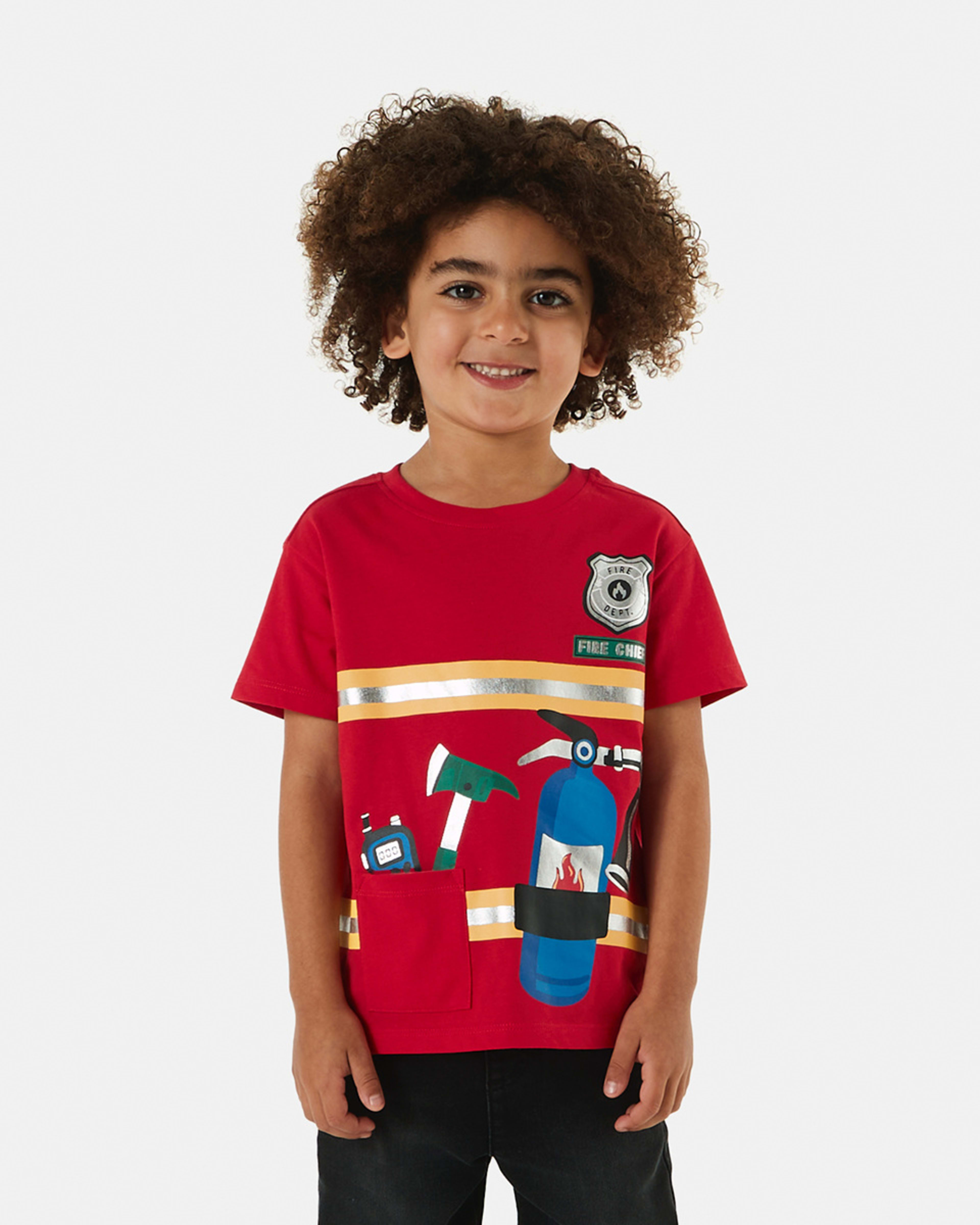 Novelty Belt Print Tshirt Kmart