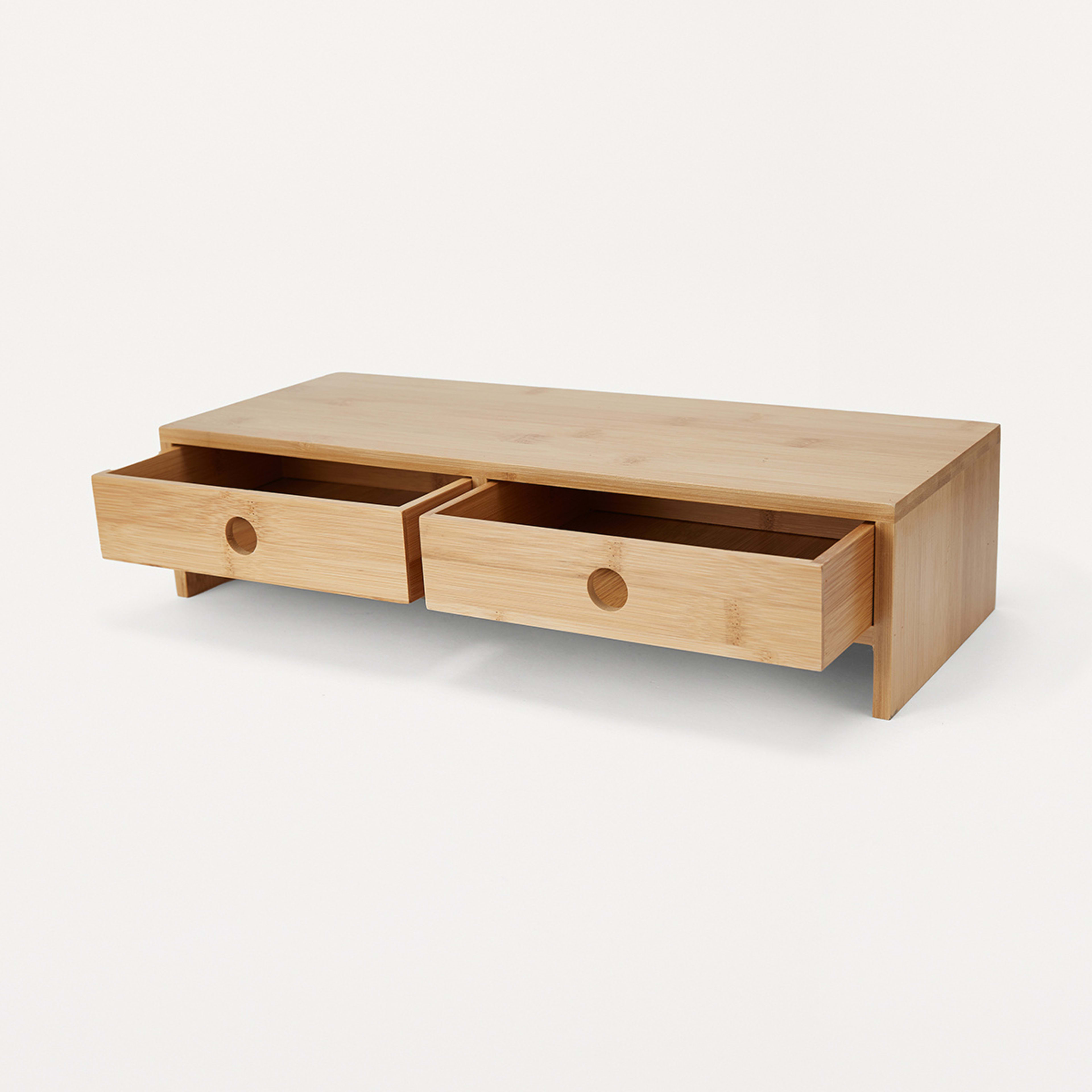 Bamboo Desk Top Drawers Kmart