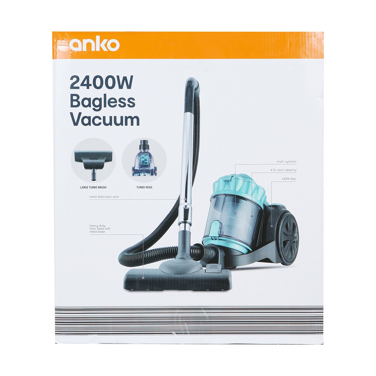 2400W Bagless Vacuum Kmart