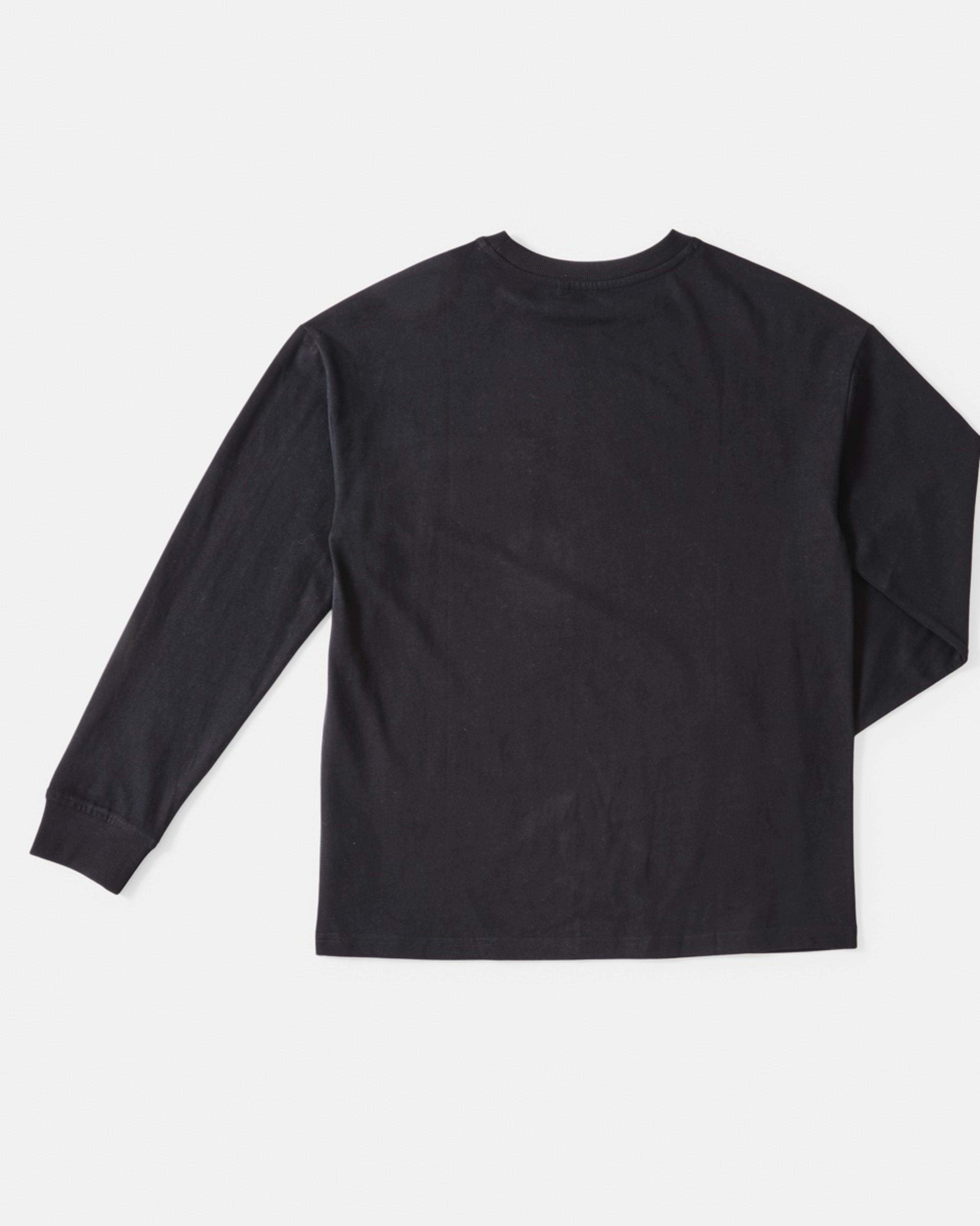 9 Heavyweight Oversized Long Sleeve T-shirt Black, 9 of 9