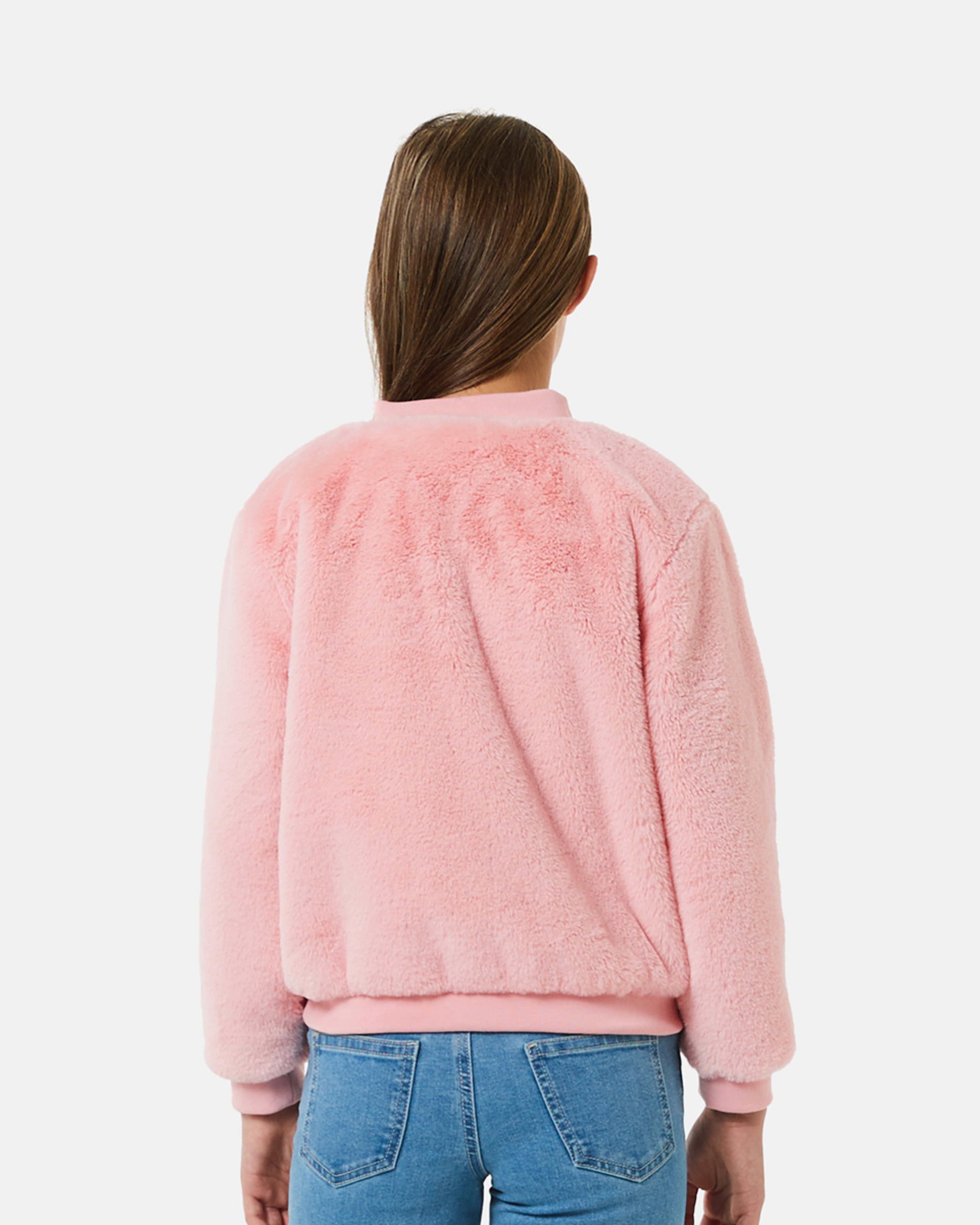 Faux Fur Bomber Jacket Kmart