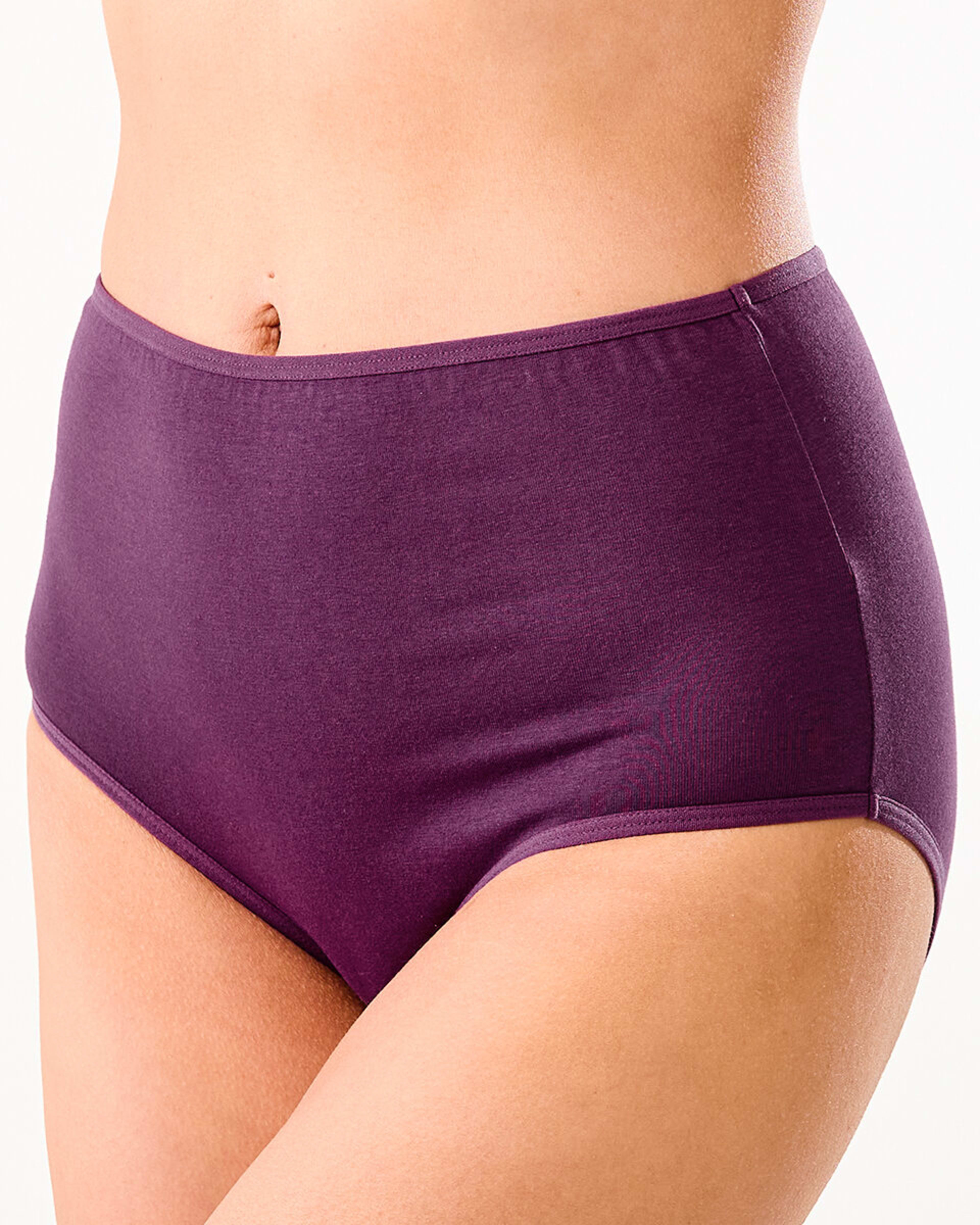 10 7 Pack Cotton Stretch Full Briefs BLACK DOT MULTI, 10 of 10