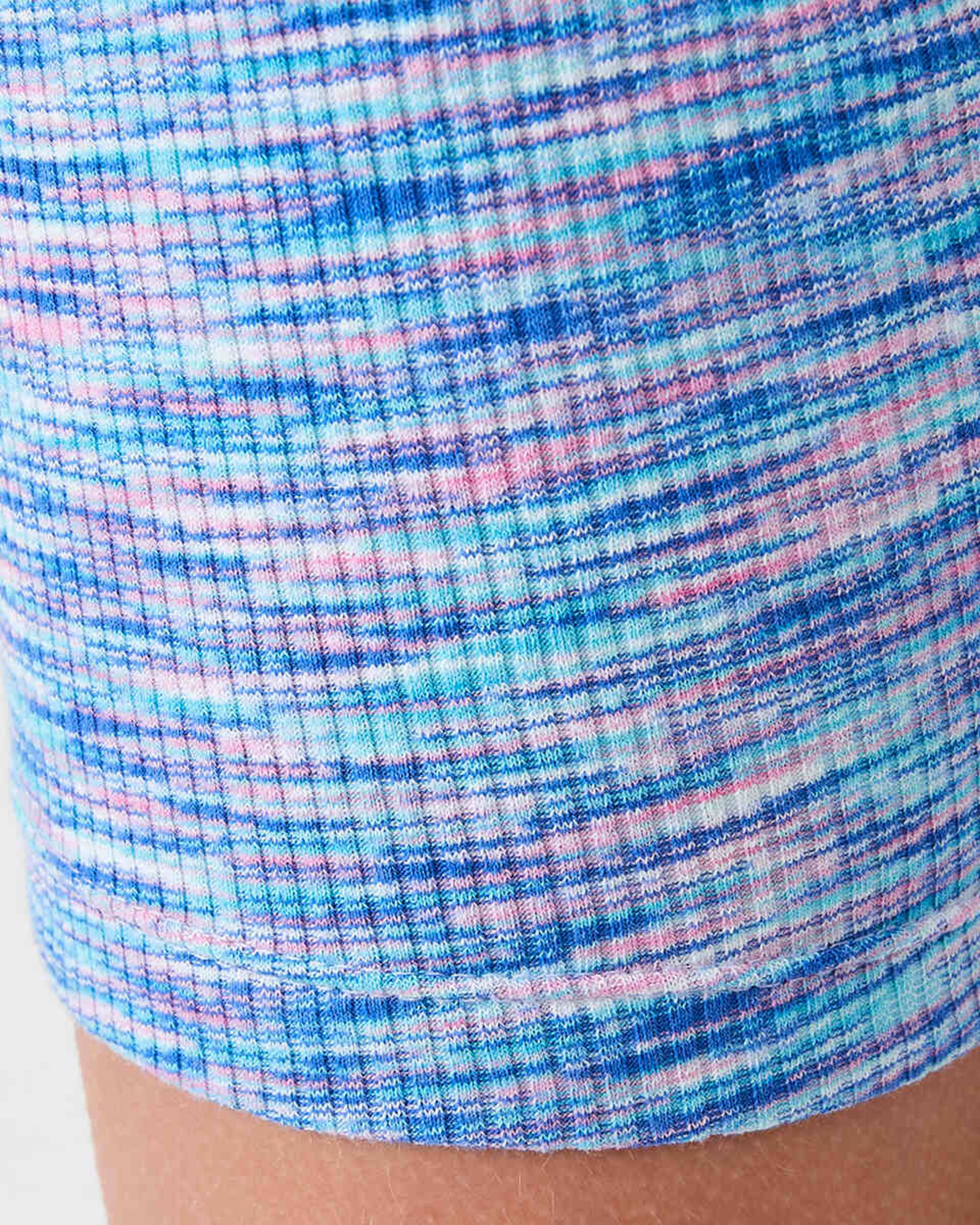 4 Rib Bike Shorts Blu Sp Dye, 4 of 8
