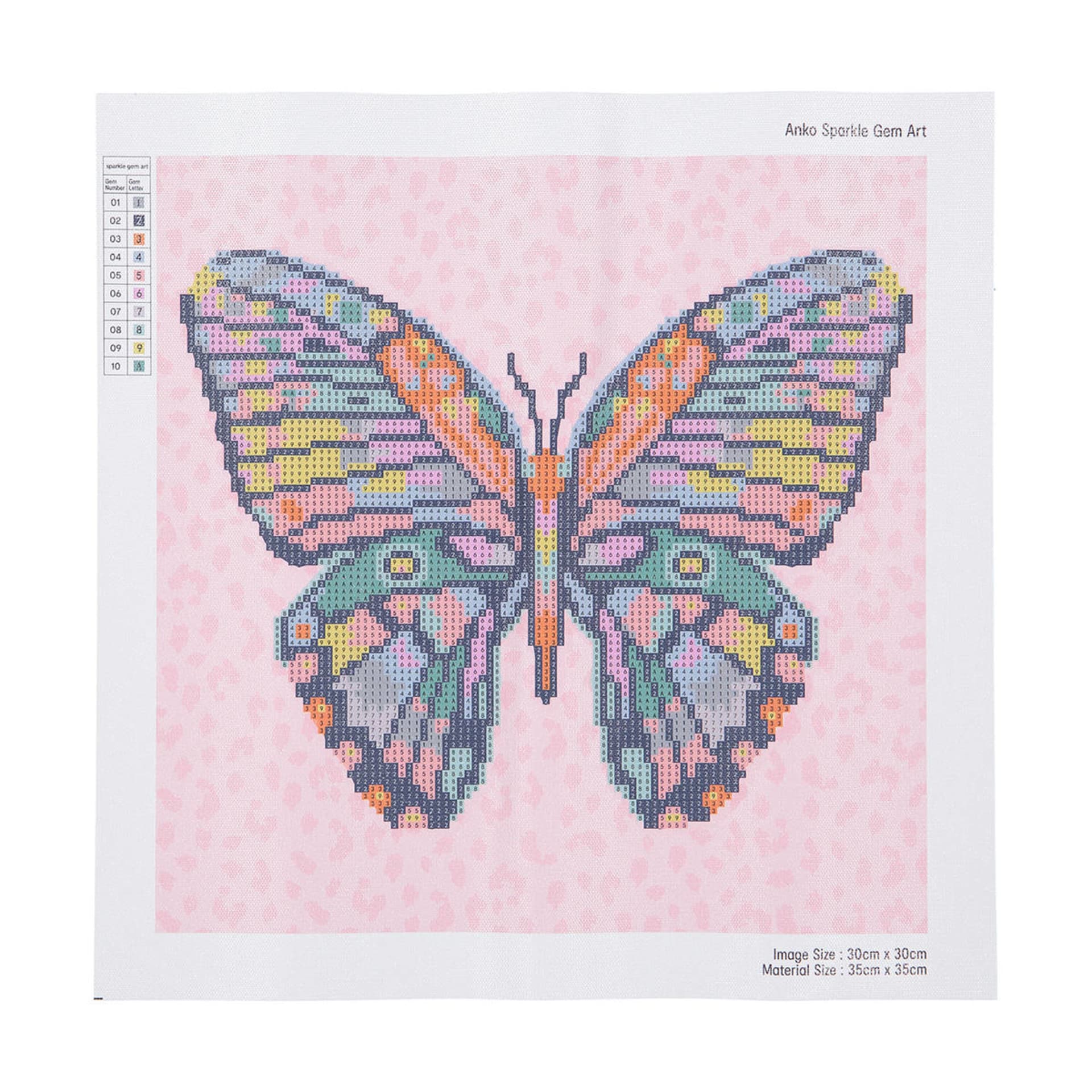 Sparkle Gem Art Butterfly Kmart