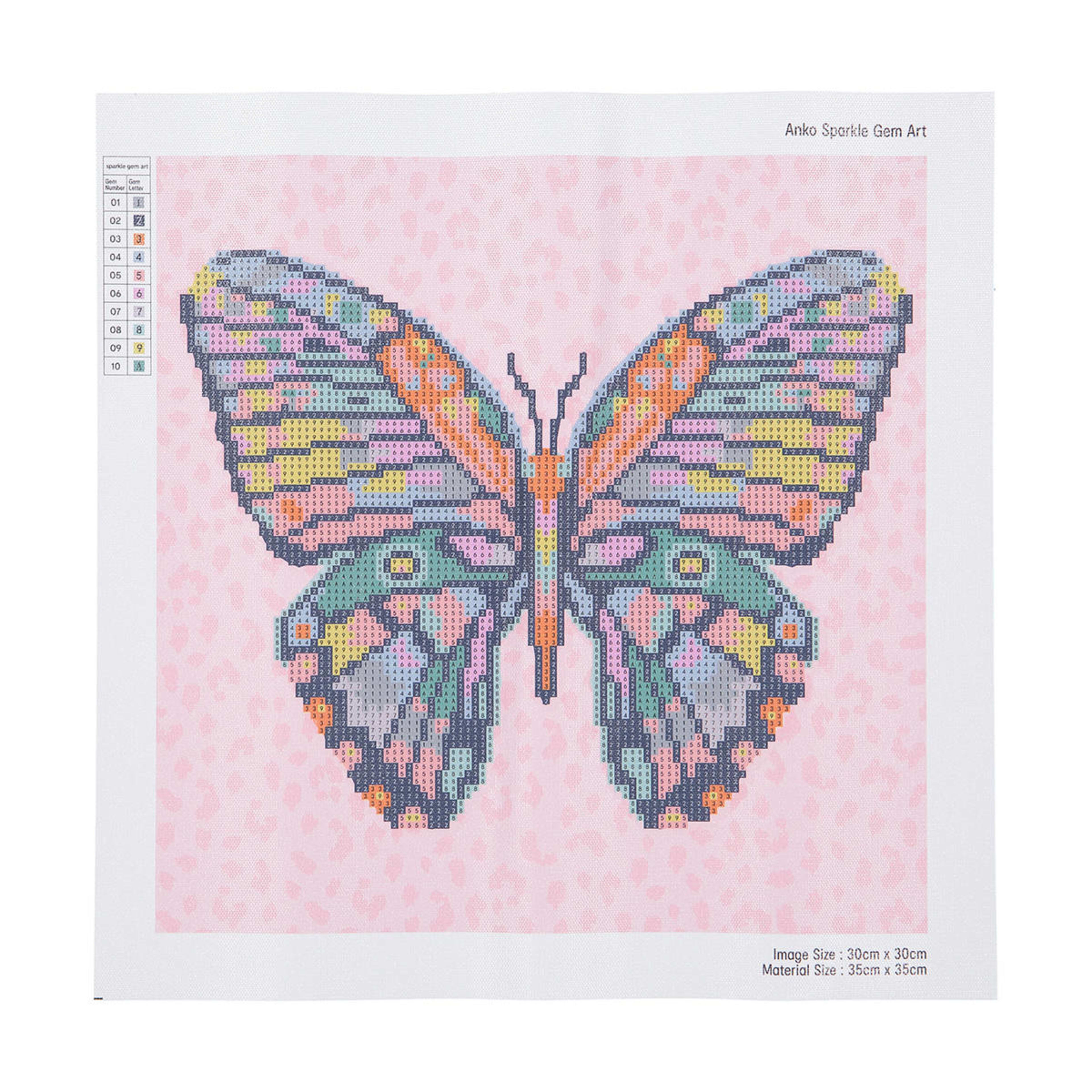 Sparkle Gem Art Butterfly Kmart