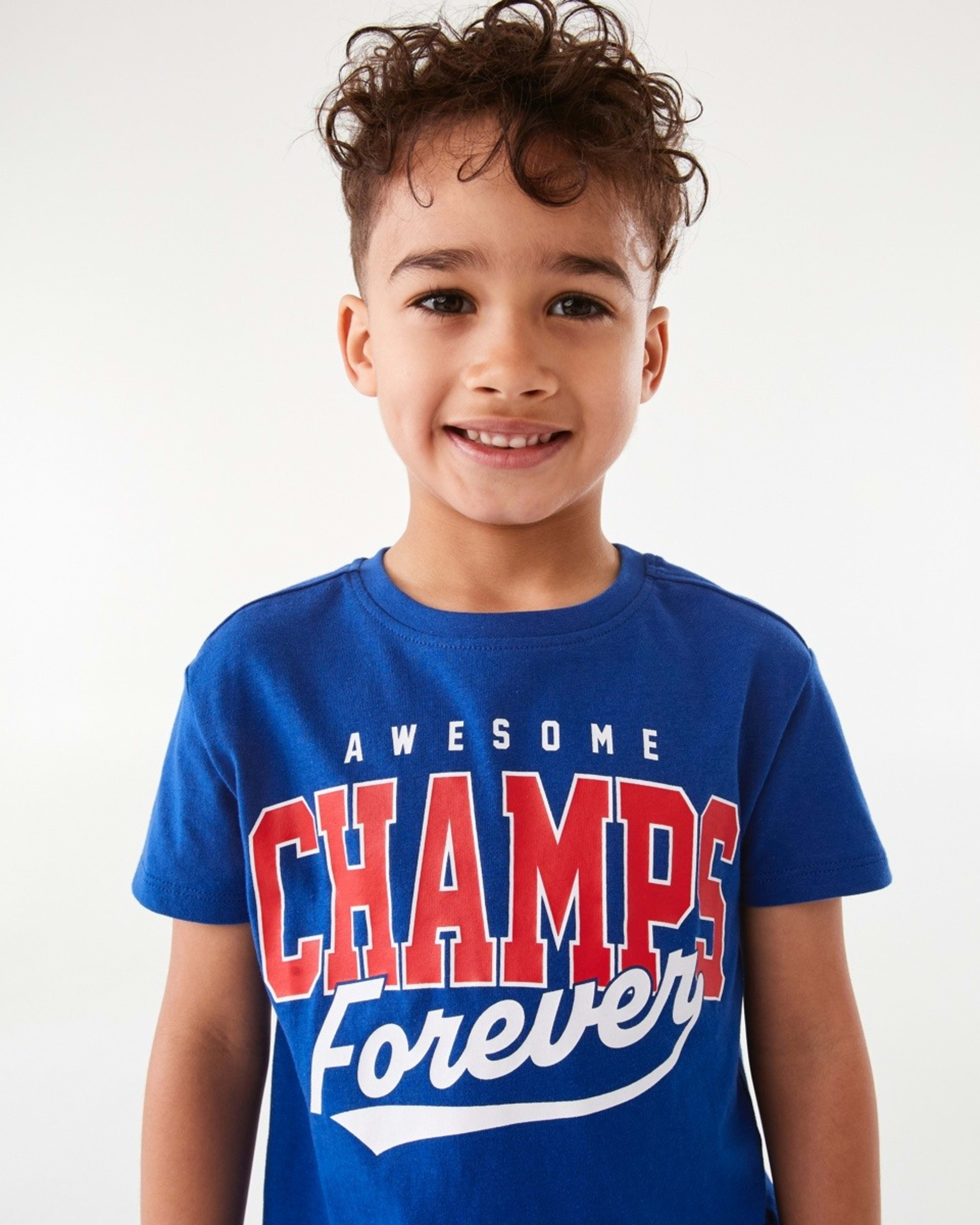 4 Chest Print T-shirt Bluawesom, 4 of 9