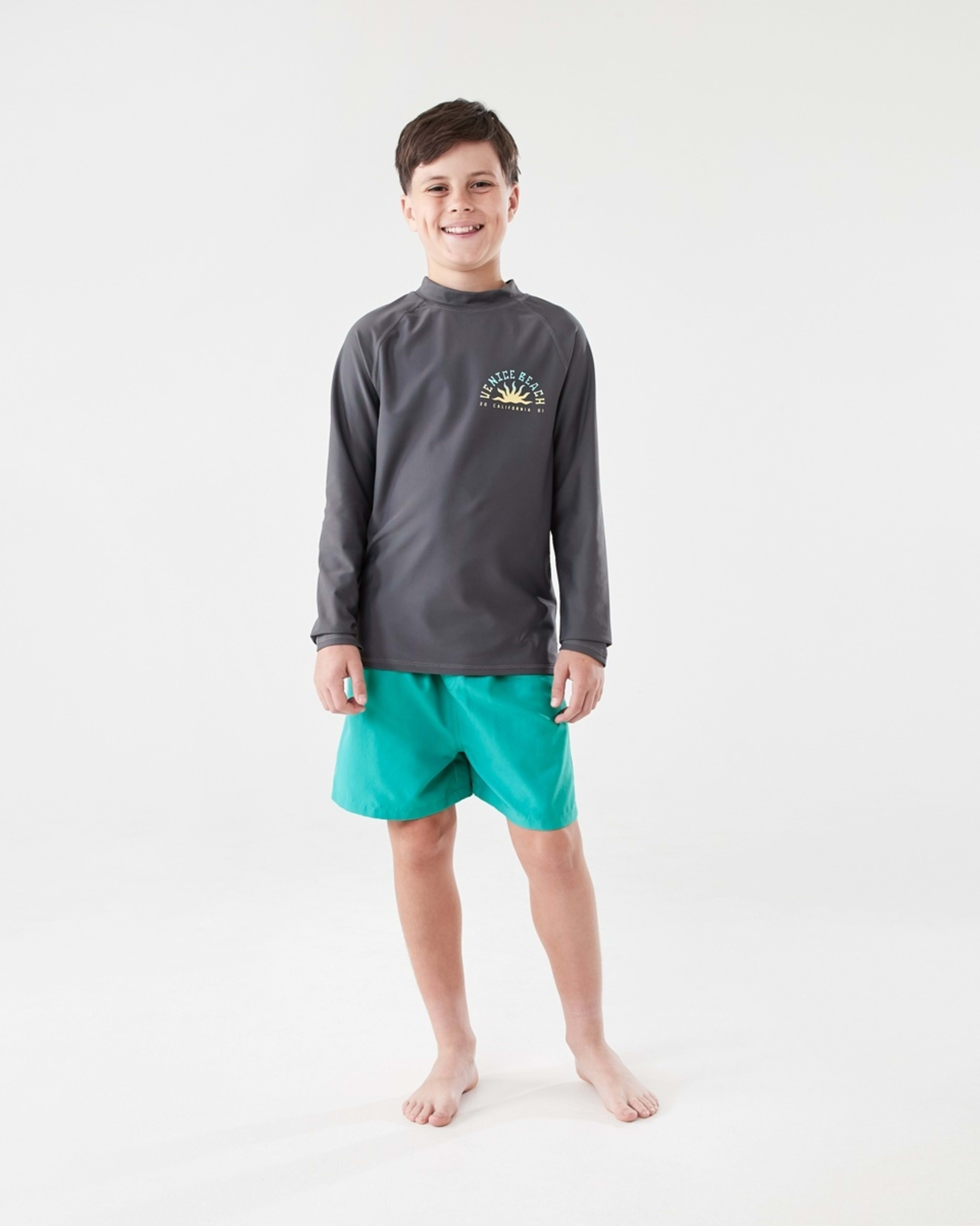 4 Basic Swim Shorts GREEN ILLUSION, 4 of 5