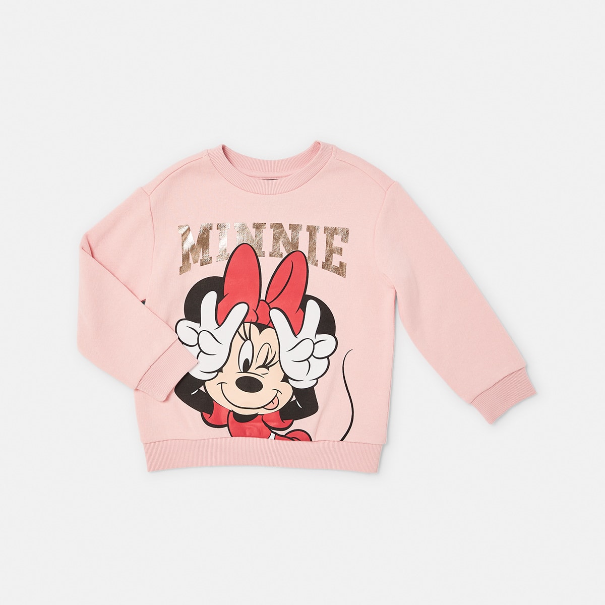 Minnie Mouse License Crew Neck Sweatshirt - Kmart