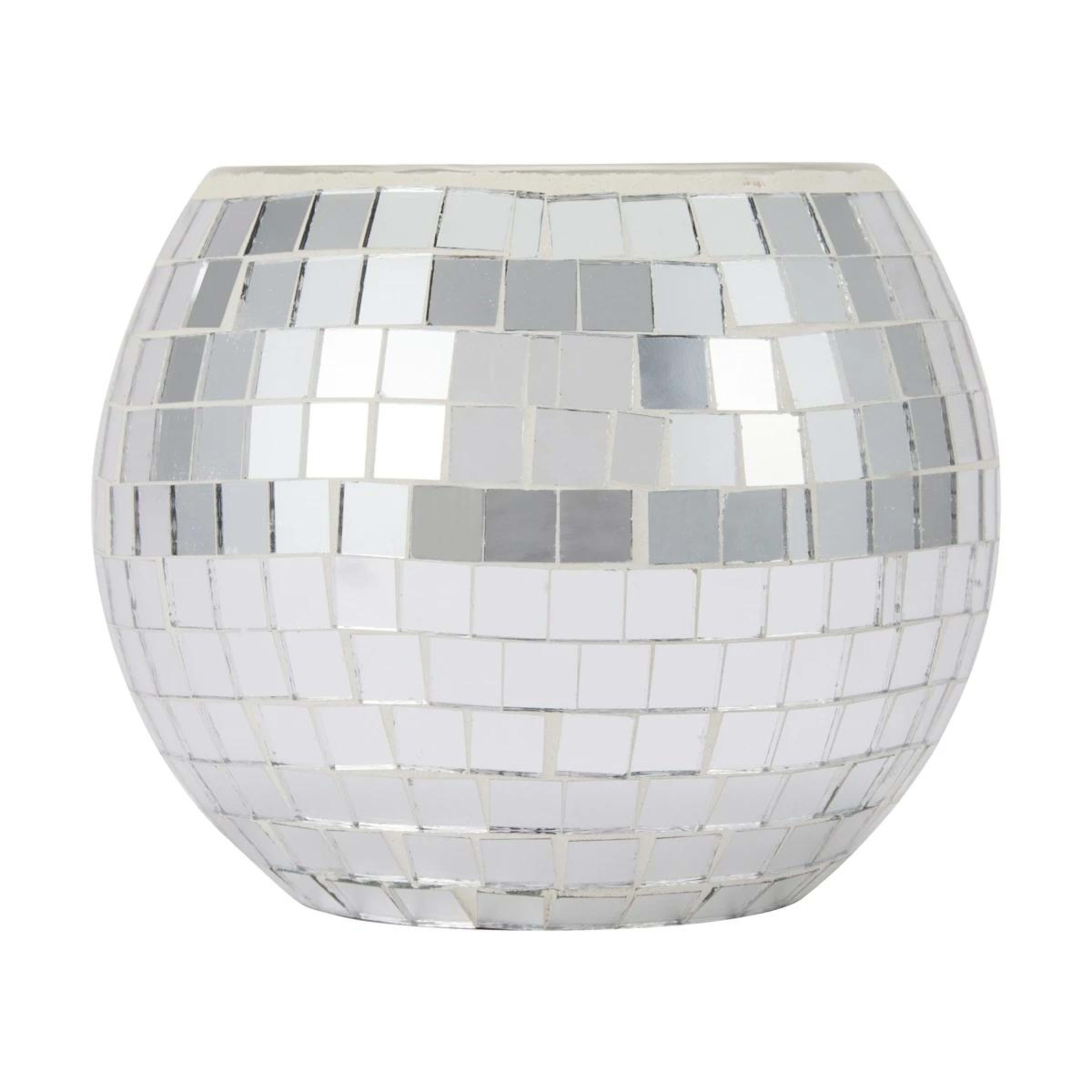 1 Orange and Violet Disco Mirror Fragrant Candle