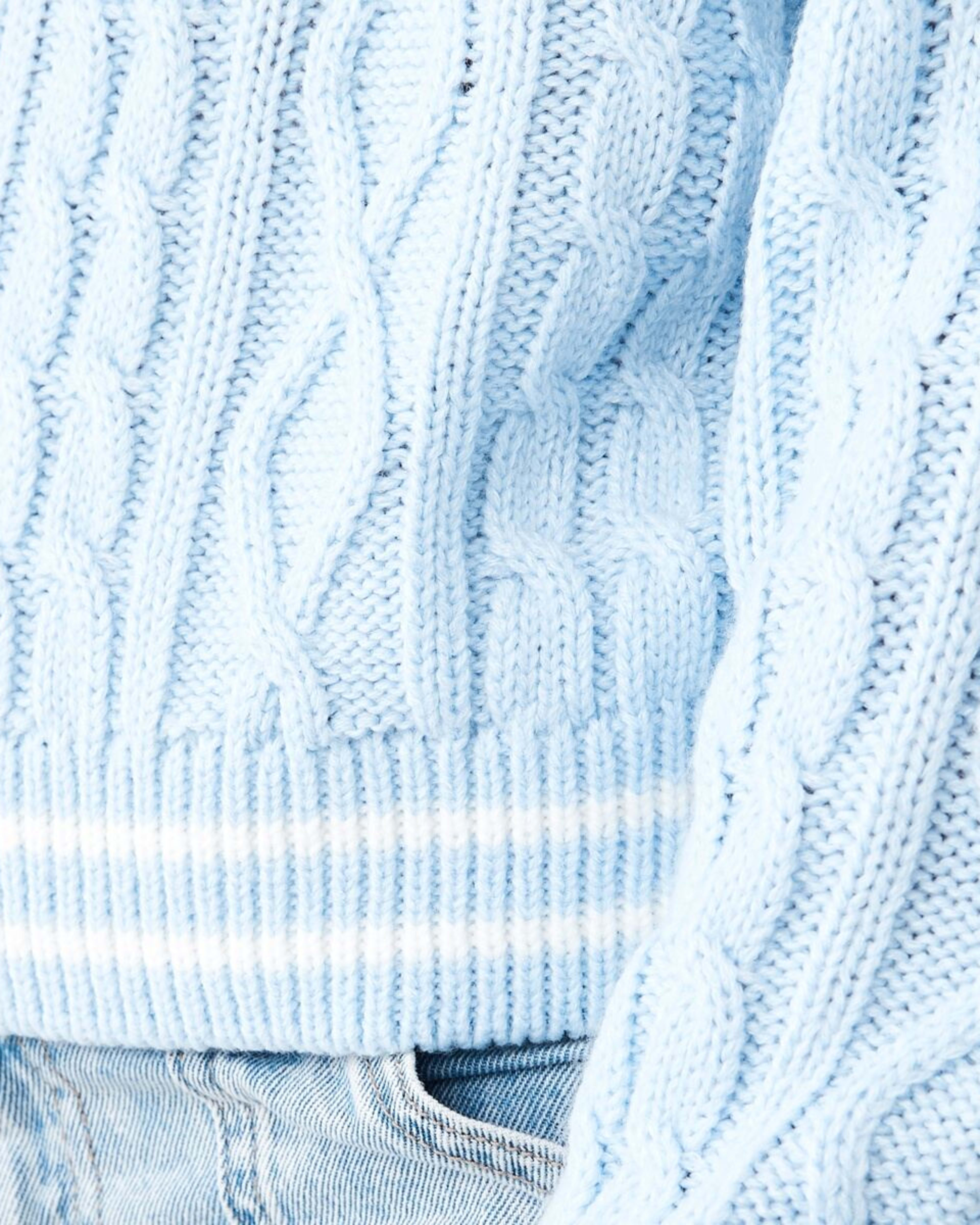 5 Cable Knit Jumper Doll Blue, 5 of 9